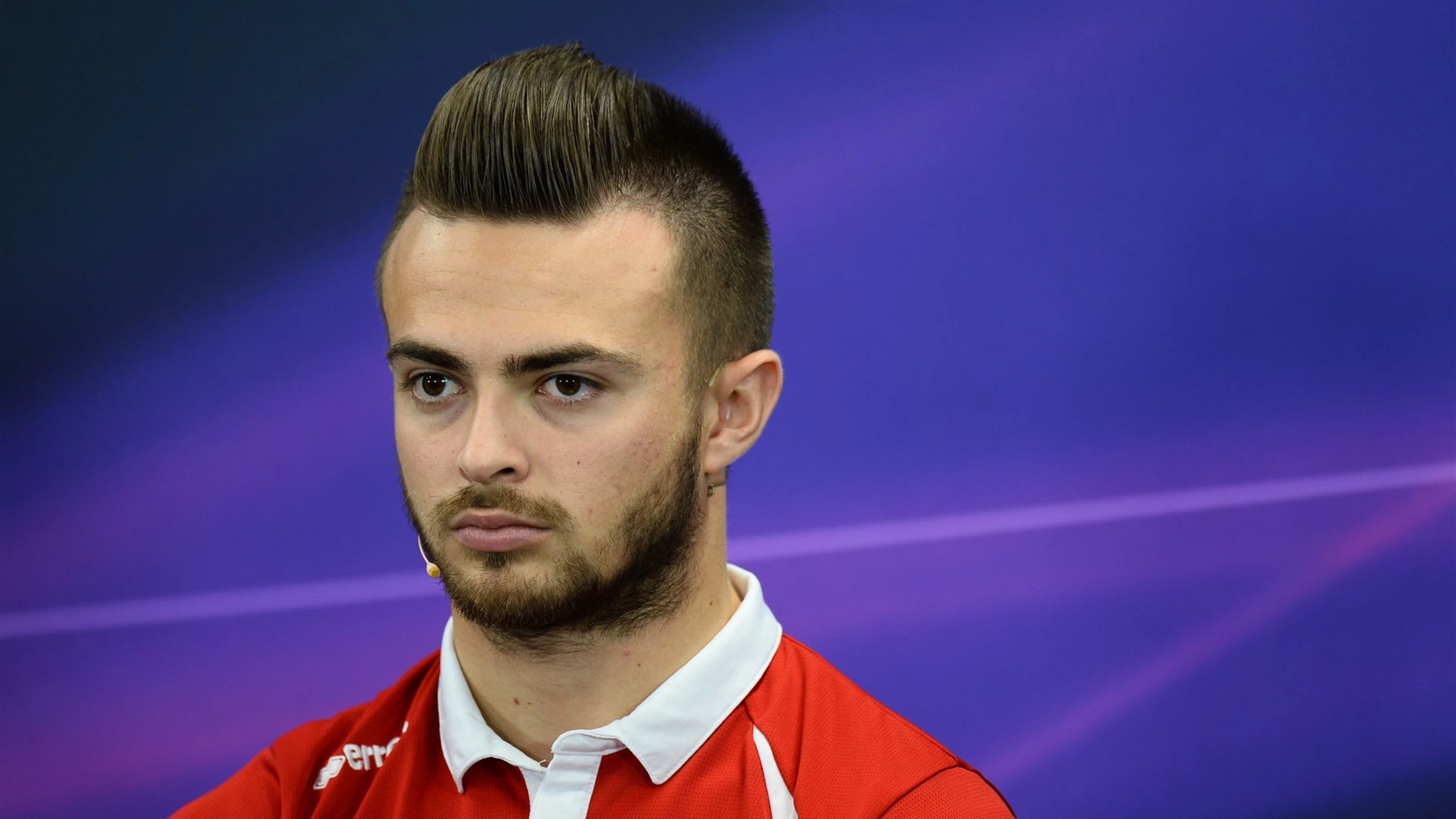 Will Stevens (GBR) Manor GP in the press conference at Formula One World Championship, Rd14,