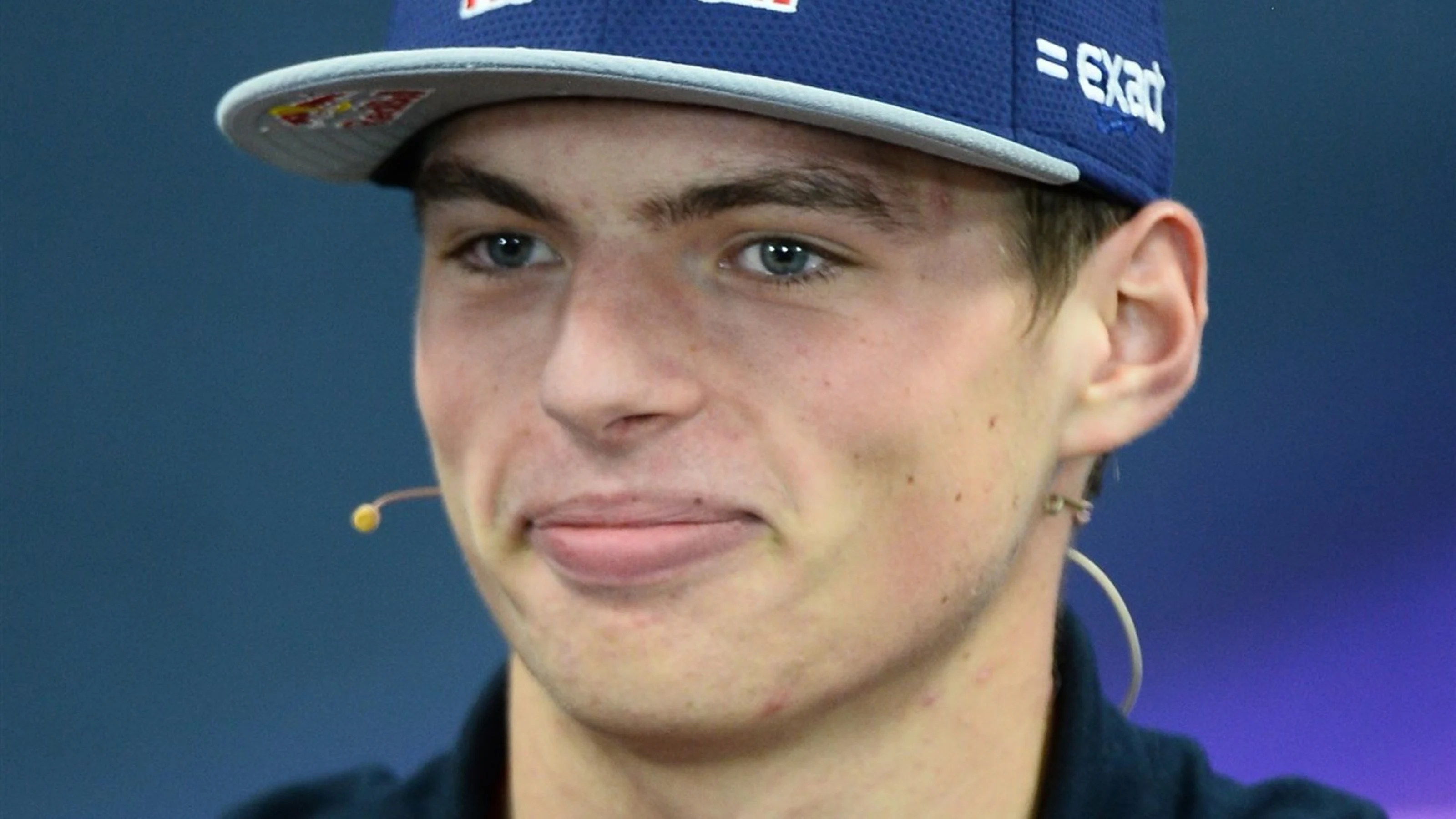 Max Verstappen (NDL) Scuderia Toro Rosso in the press conference at Formula One World Championship,