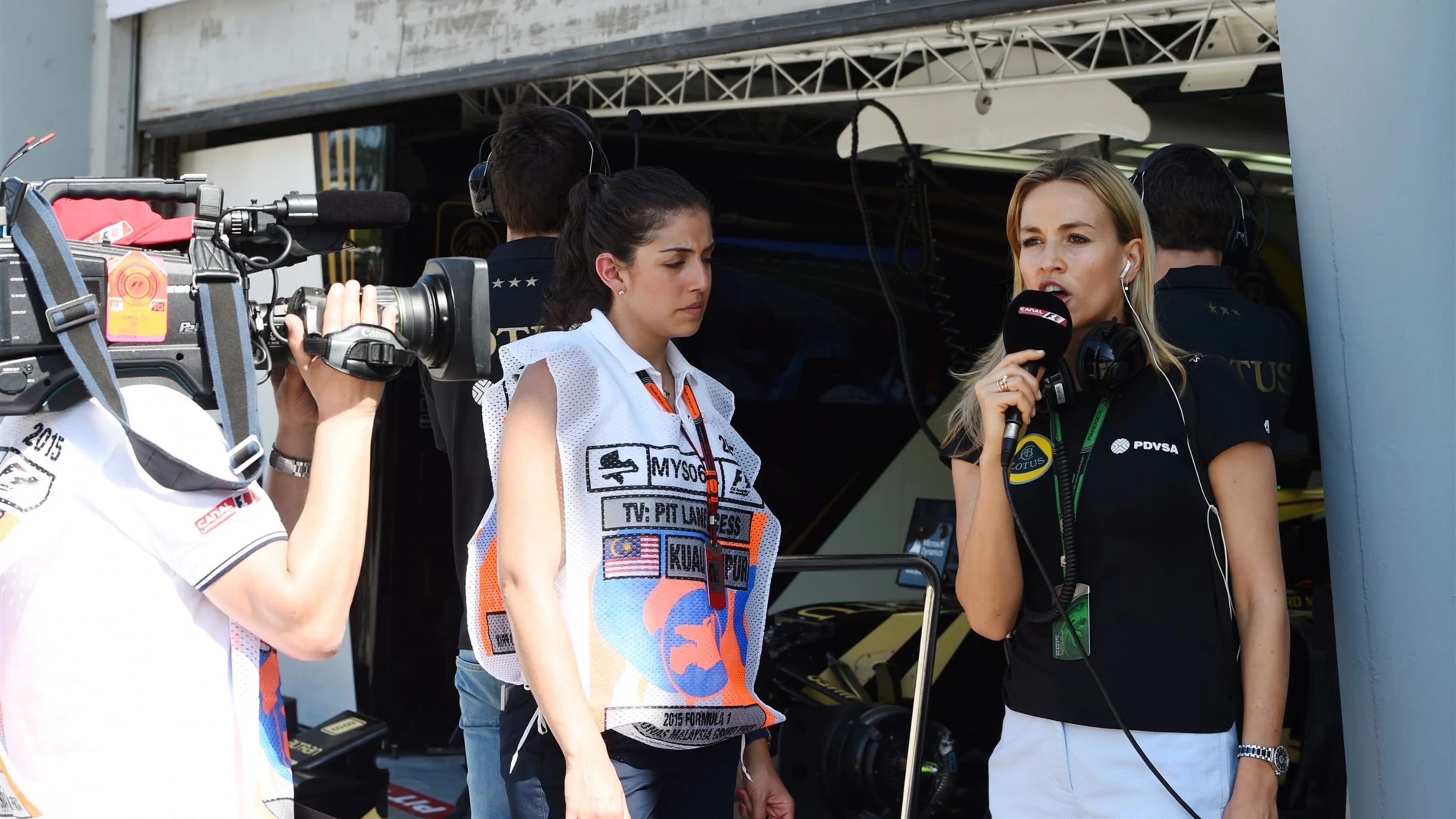 Carmen Jorda (ESP) Lotus F1 Development Driver at Formula One World Championship, Rd2, Malaysian
