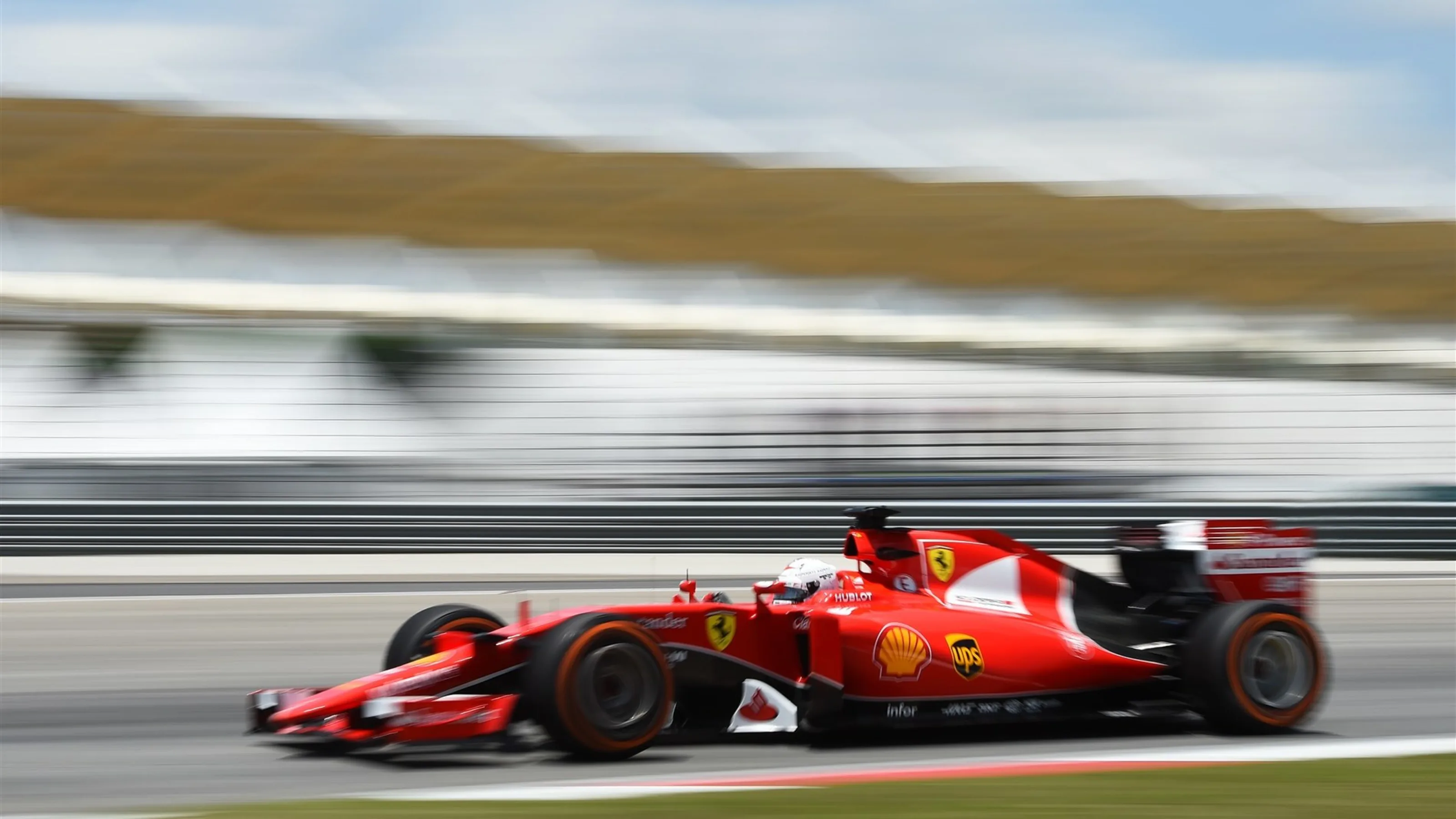 Sebastian Vettel (GER) Ferrari SF15-T at Formula One World Championship, Rd2, Malaysian Grand Prix,
