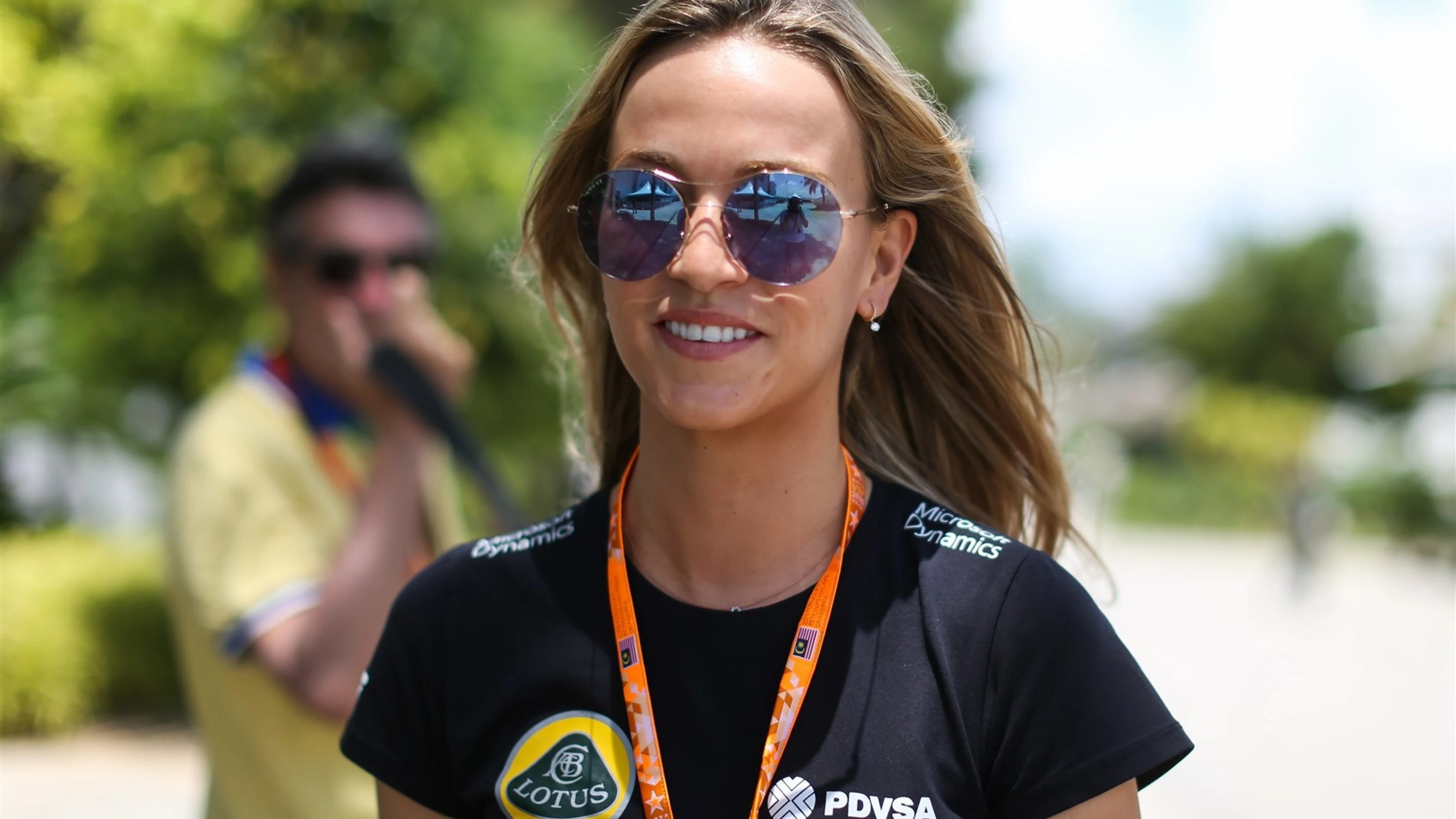 Carmen Jorda (ESP) Lotus F1 Team Development Driver, at Formula One World Championship, Rd2,