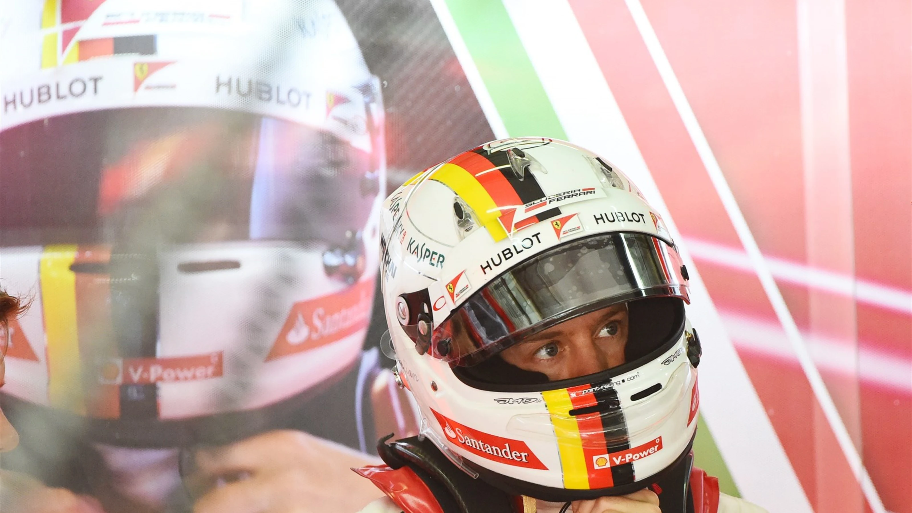 Sebastian Vettel (GER) Ferrari at Formula One World Championship, Rd2, Malaysian Grand Prix,