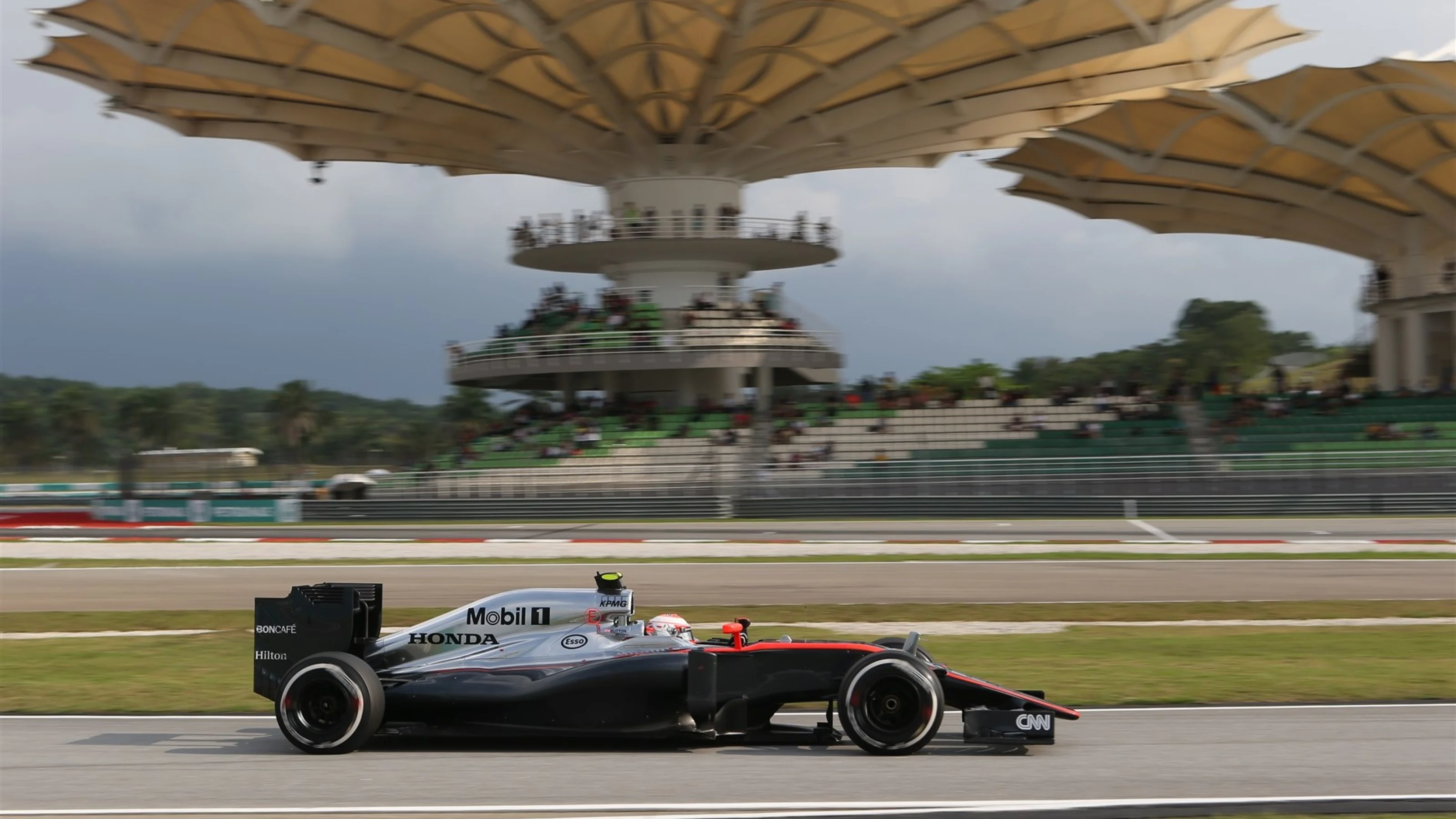 Jenson Button (GBR) McLaren MP4-30 at Formula One World Championship, Rd2, Malaysian Grand Prix,