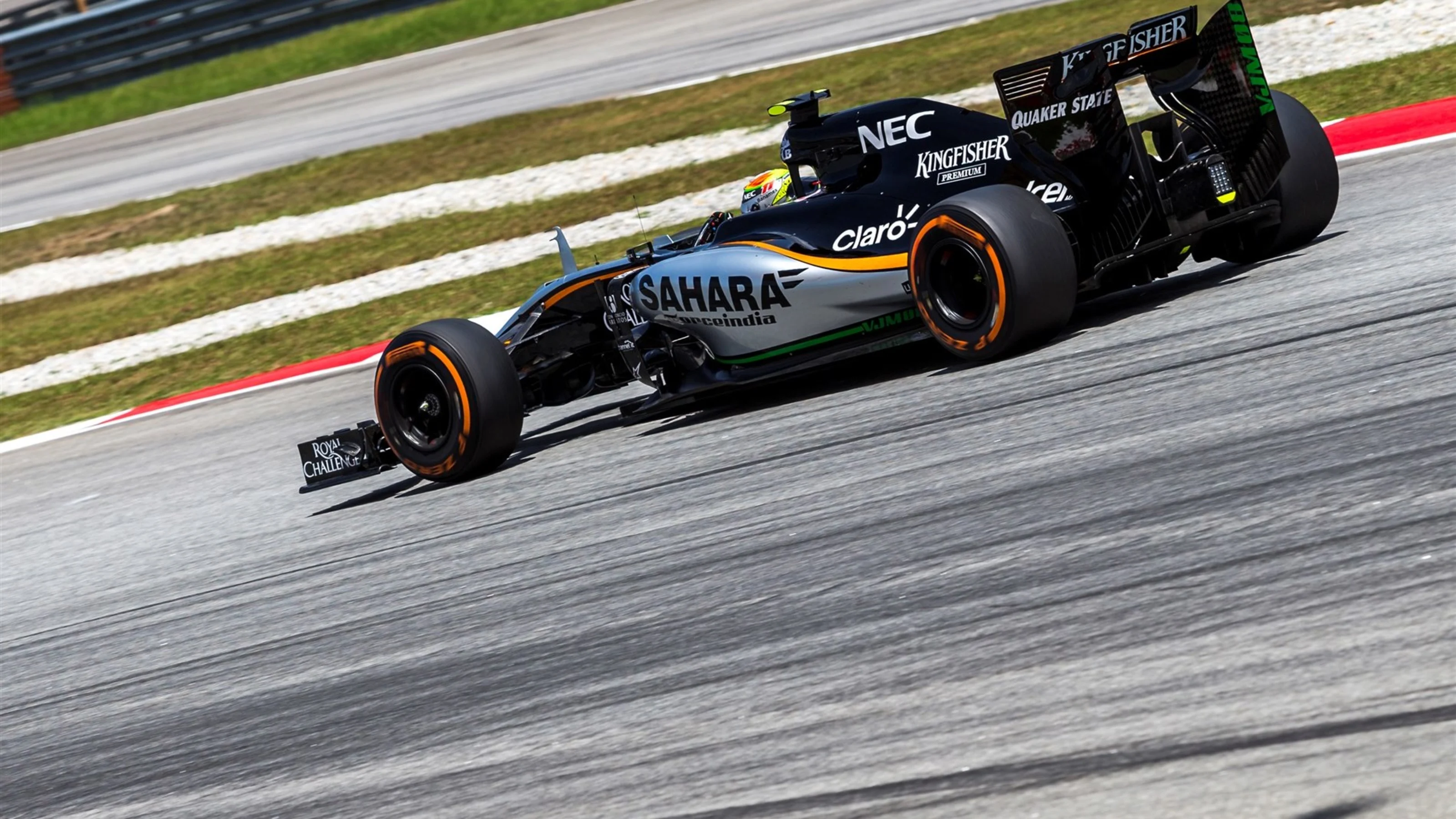 Sergio Perez (MEX) Force India VJM08 at Formula One World Championship, Rd2, Malaysian Grand Prix,
