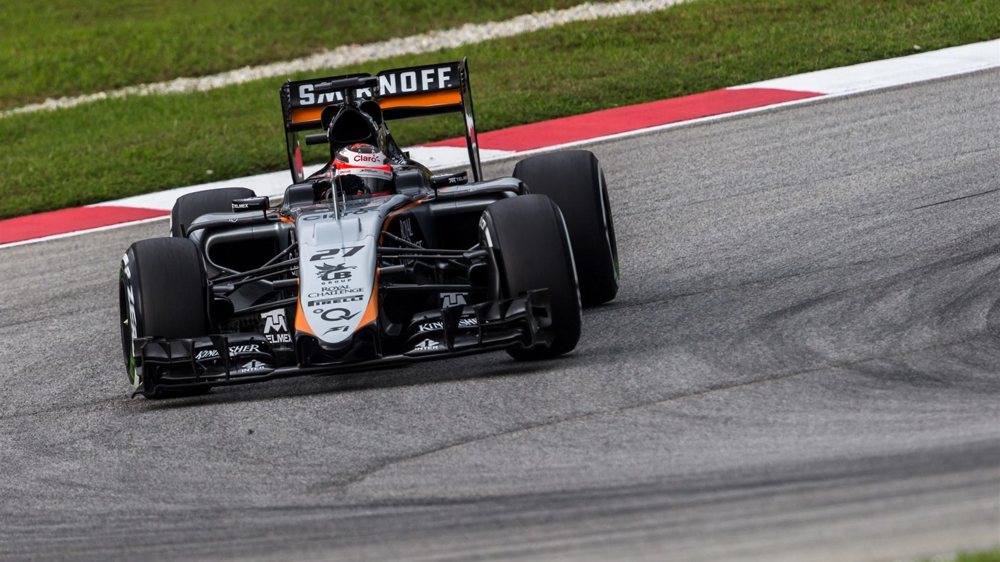 Nico Hulkenberg (GER) Force India VJM08 at Formula One World Championship, Rd2, Malaysian Grand