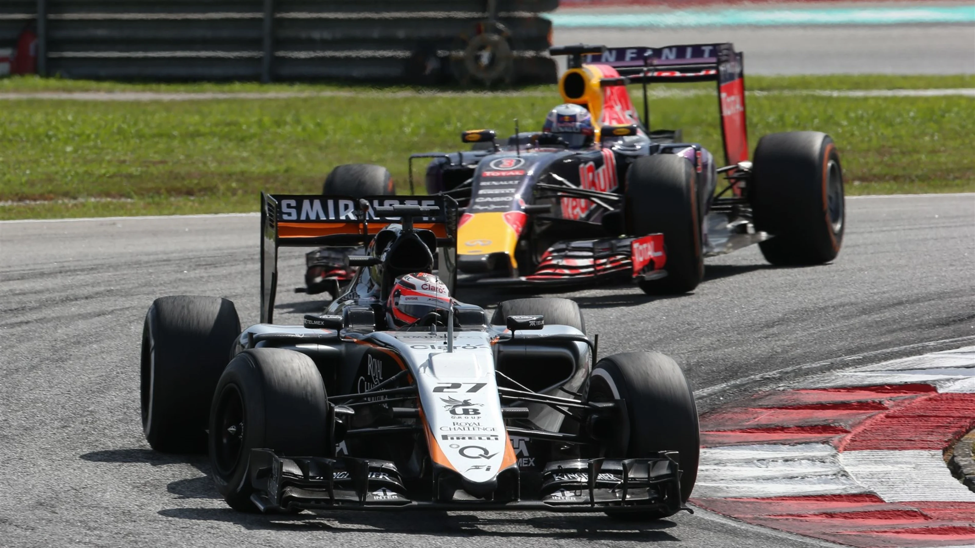Nico Hulkenberg (GER) Force India VJM08 at Formula One World Championship, Rd2, Malaysian Grand