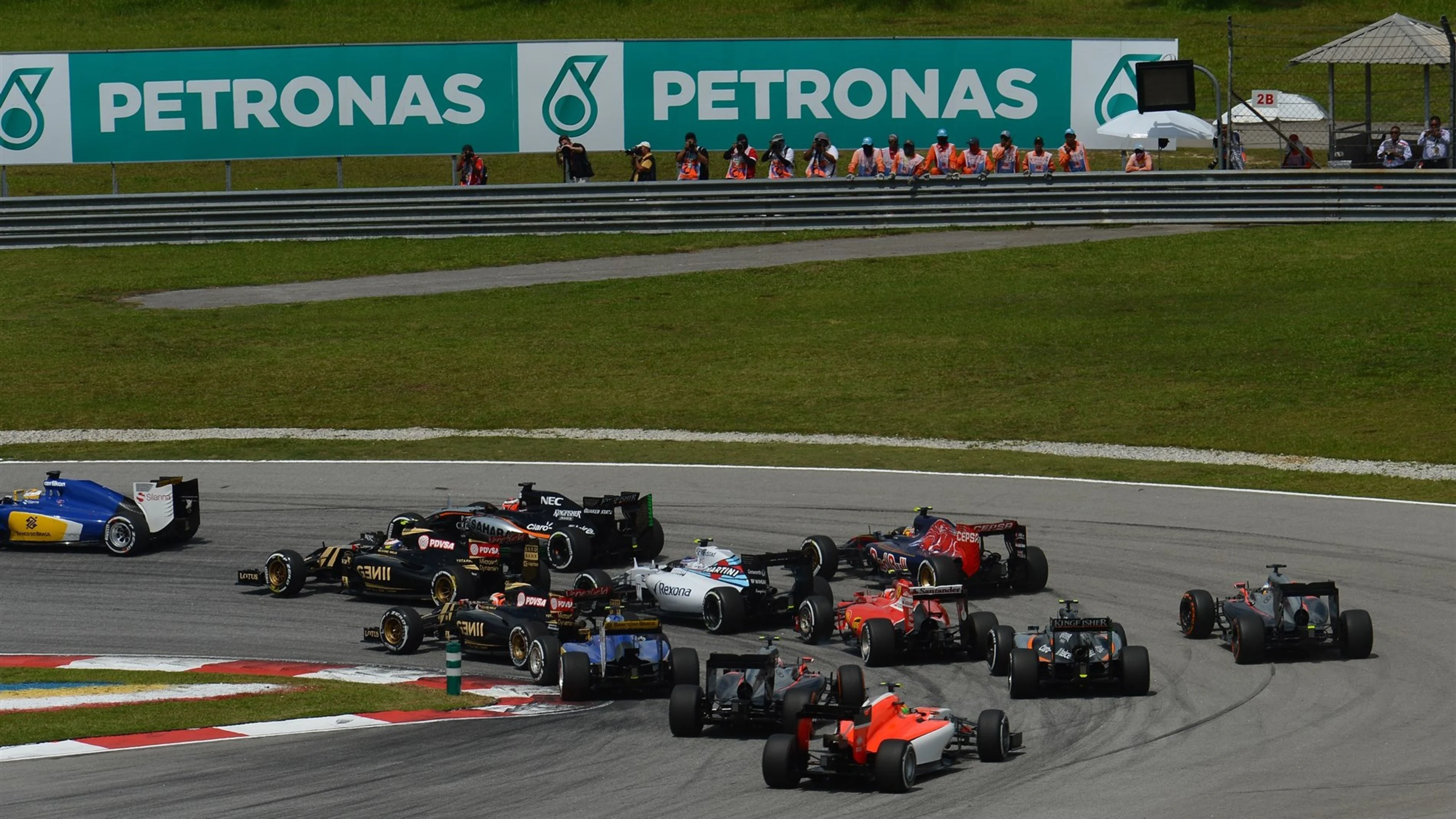 Start at Formula One World Championship, Rd2, Malaysian Grand Prix, Race, Sepang, Malaysia, Sunday