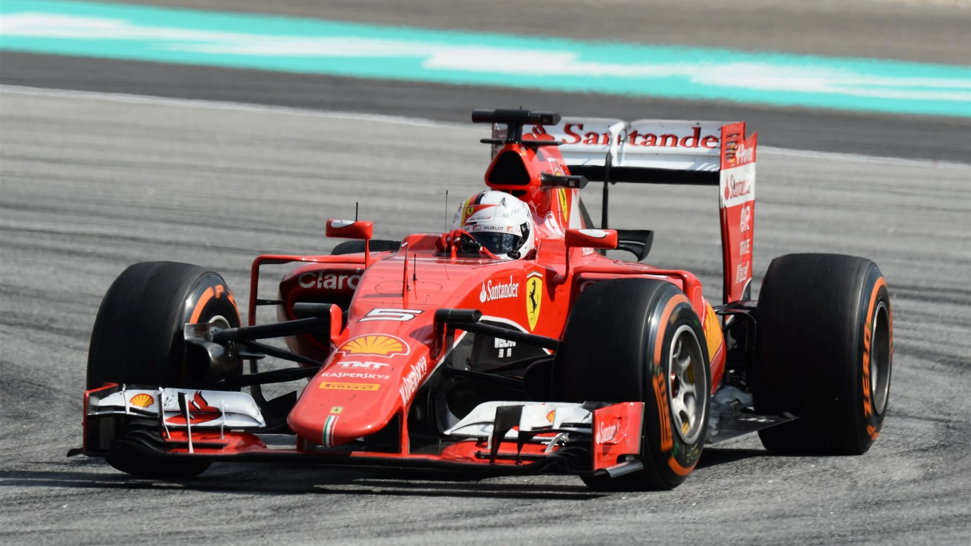 Sebastian Vettel (GER) Ferrari SF15-T at Formula One World Championship, Rd2, Malaysian Grand Prix,