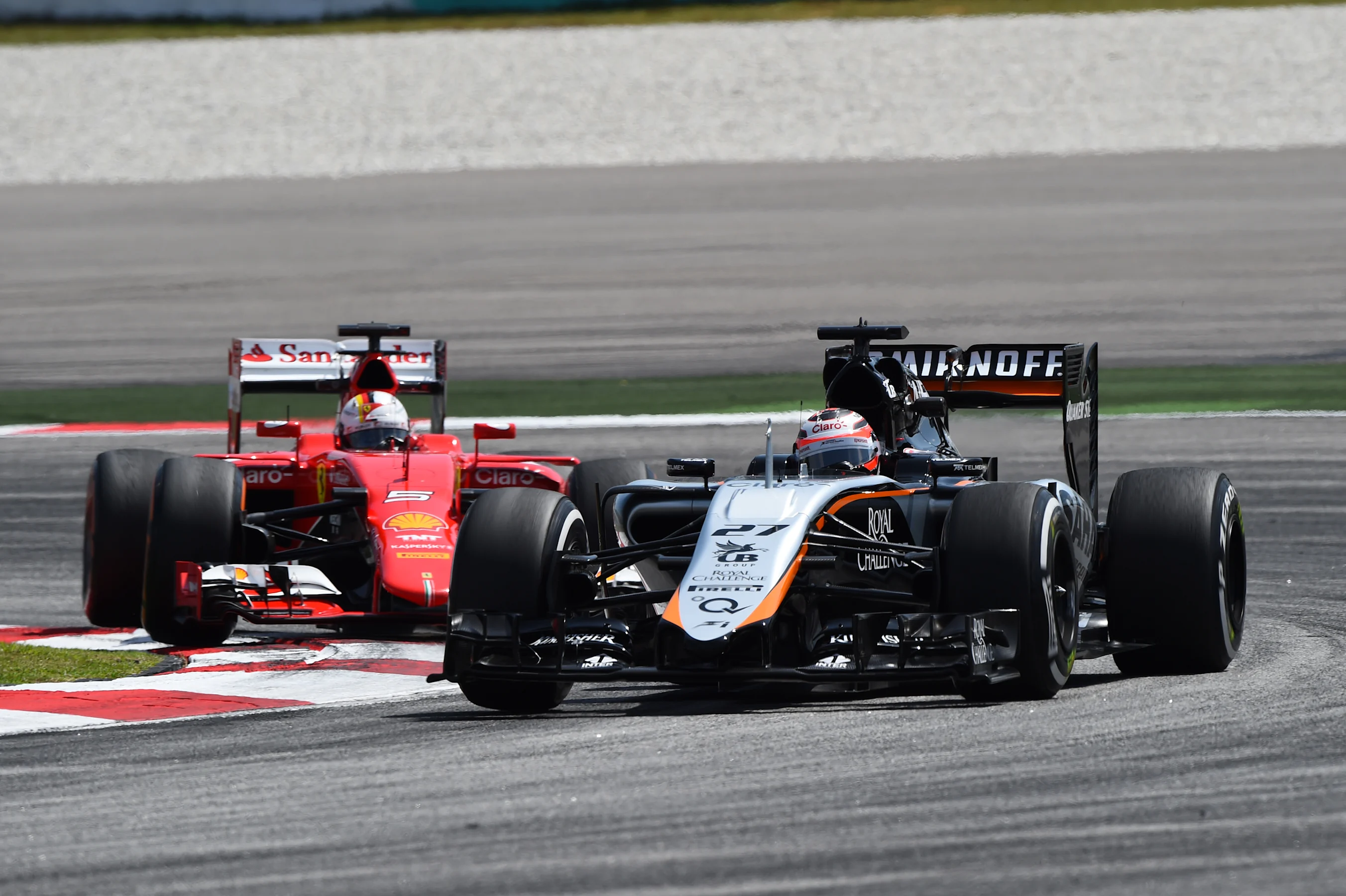 Nico Hulkenberg (GER) Force India VJM08 at Formula One World Championship, Rd2, Malaysian Grand