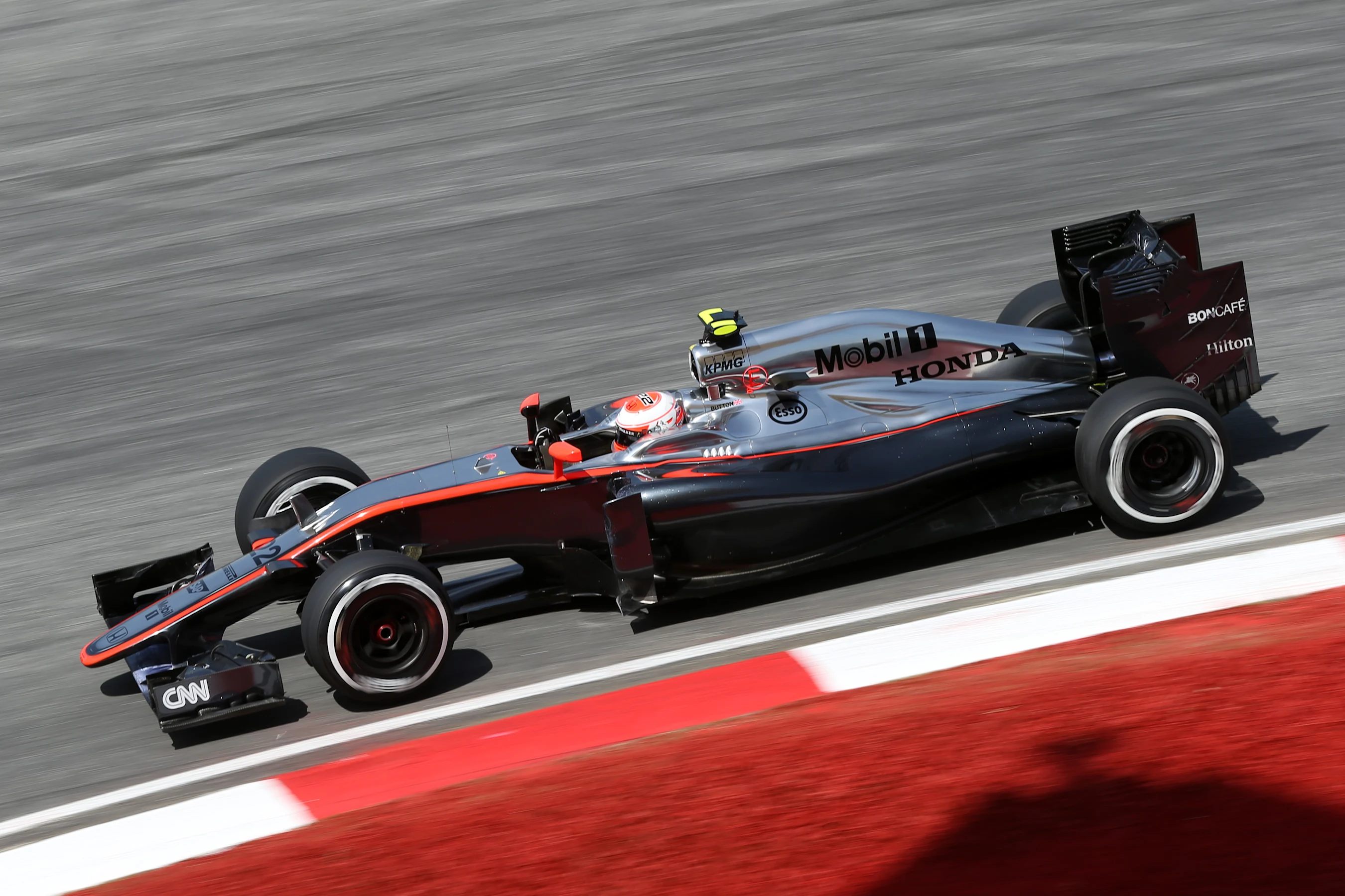 Jenson Button (GBR) McLaren MP4-30 at Formula One World Championship, Rd2, Malaysian Grand Prix,