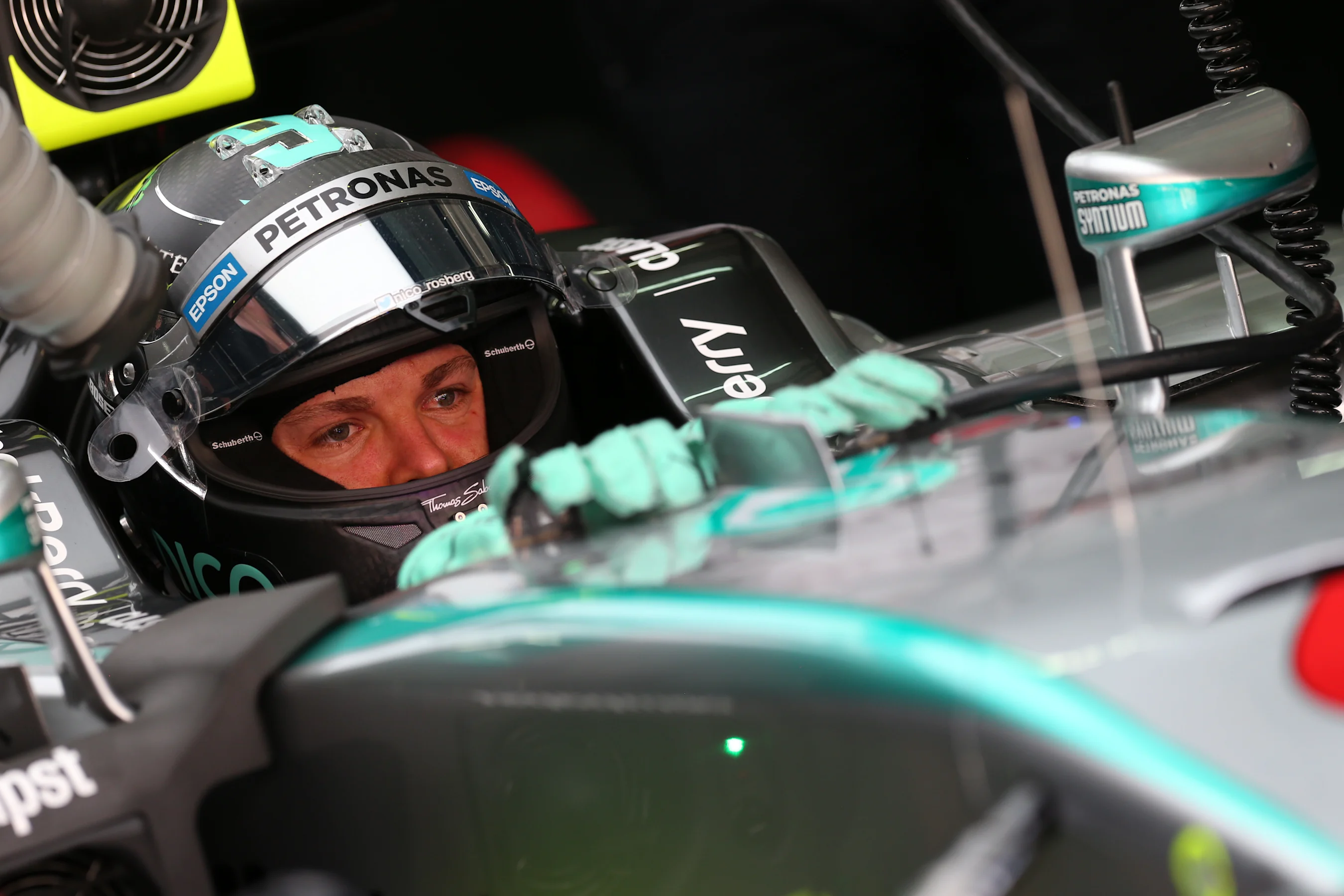 Nico Rosberg (GER) Mercedes AMG F1 W06 at Formula One World Championship, Rd2, Malaysian Grand