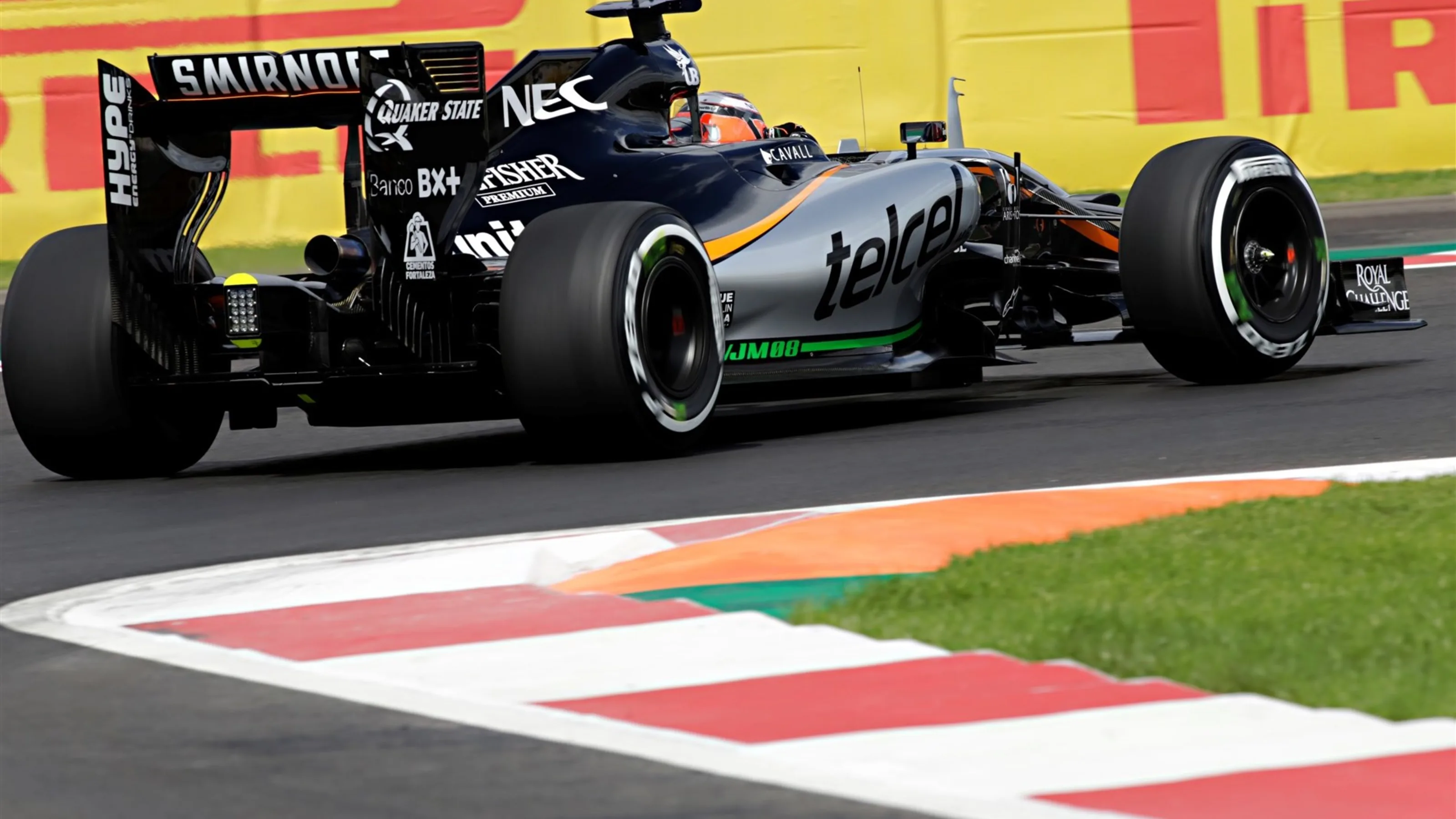 Nico Hulkenberg (GER) Force India VJM08at Formula One World Championship, Rd17, Mexican Grand Prix,