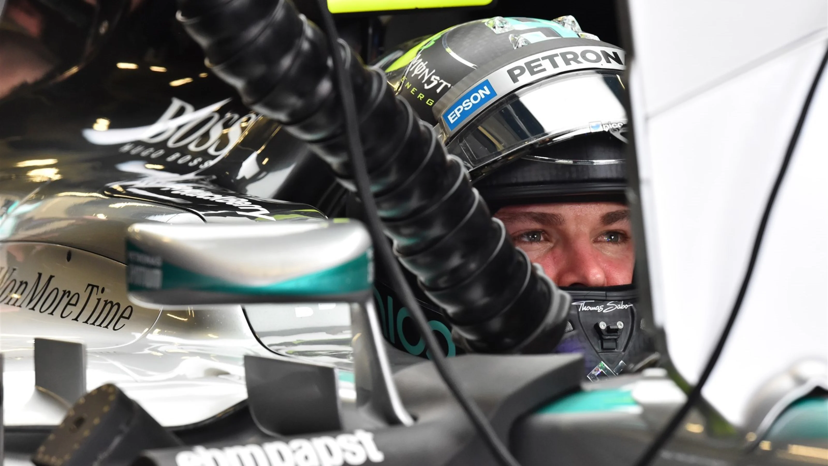 Nico Rosberg (GER) Mercedes AMG F1 W06 at Formula One World Championship, Rd17, Mexican Grand Prix,