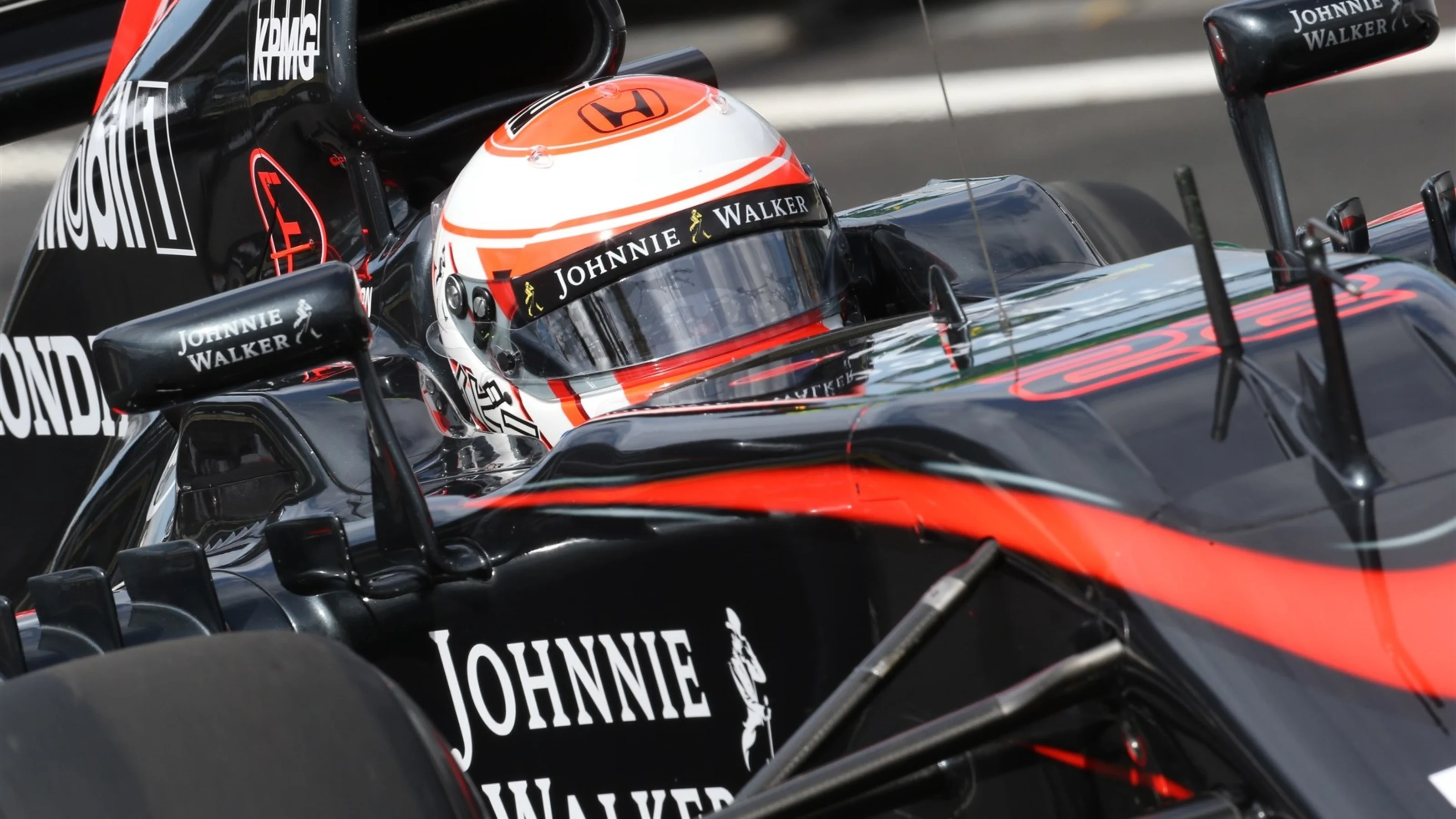 Jenson Button (GBR) McLaren MP4-30 at Formula One World Championship, Rd17, Mexican Grand Prix,