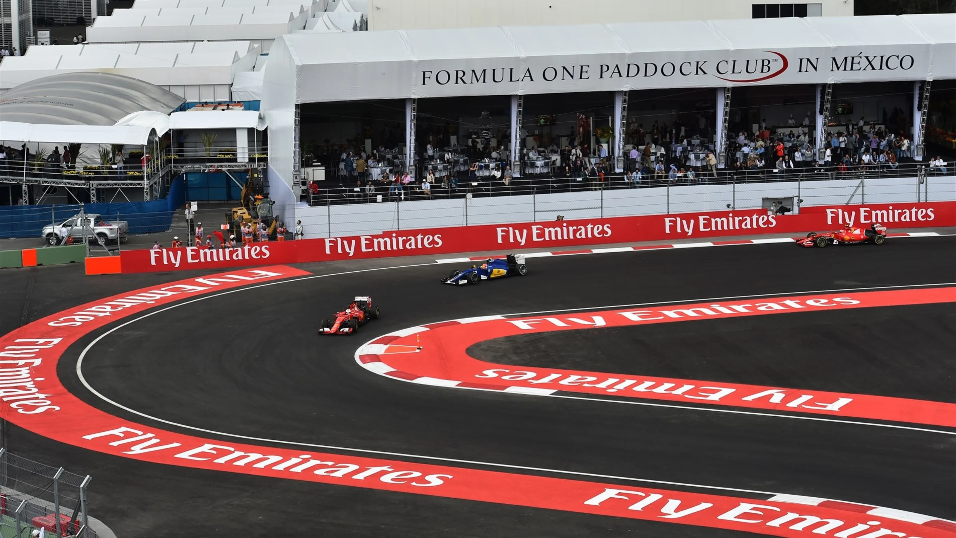 Sebastian Vettel (GER) Ferrari SF15-T at Formula One World Championship, Rd17, Mexican Grand Prix,