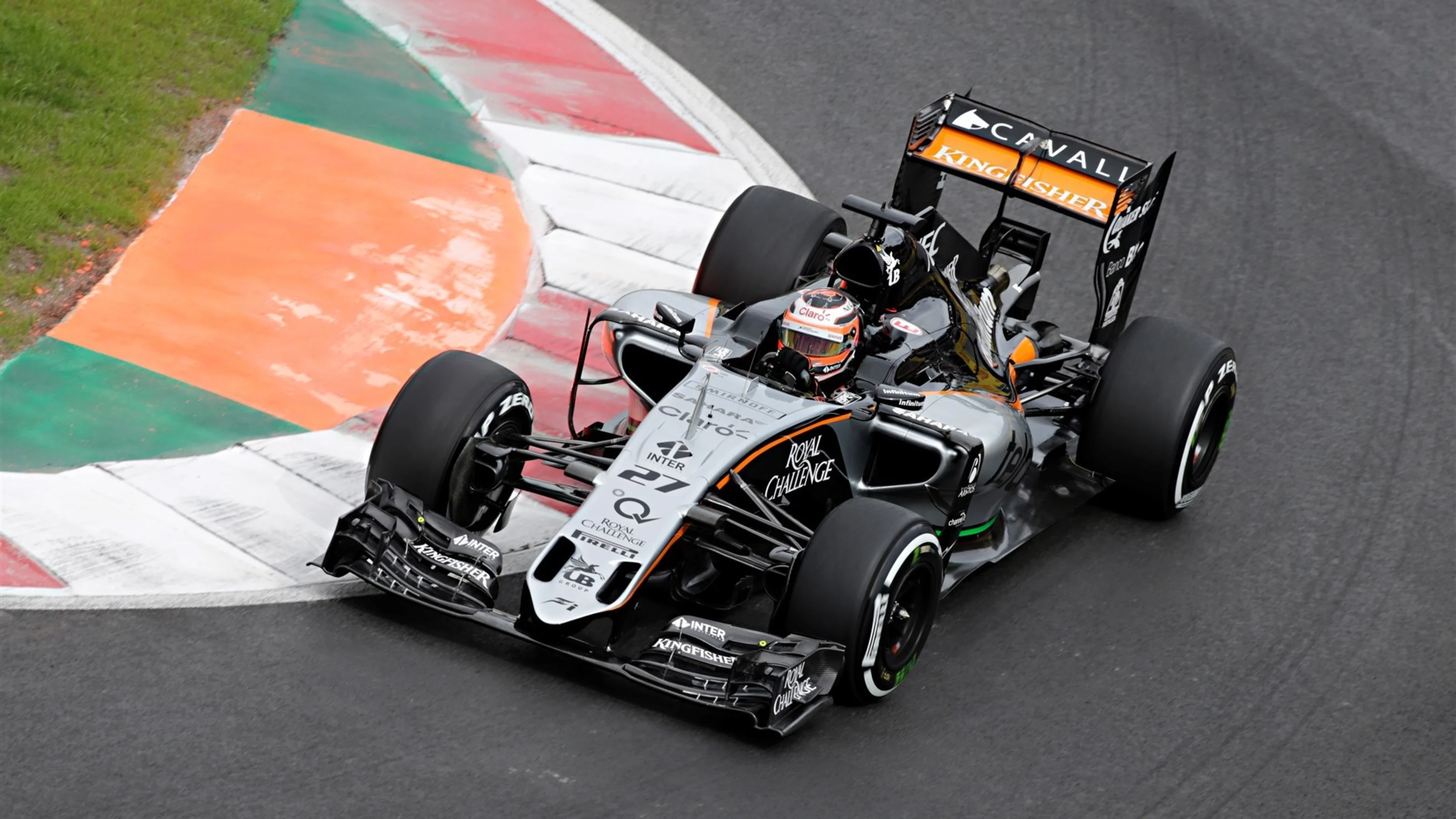 Nico Hulkenberg (GER) Force India VJM08 at Formula One World Championship, Rd17, Mexican Grand