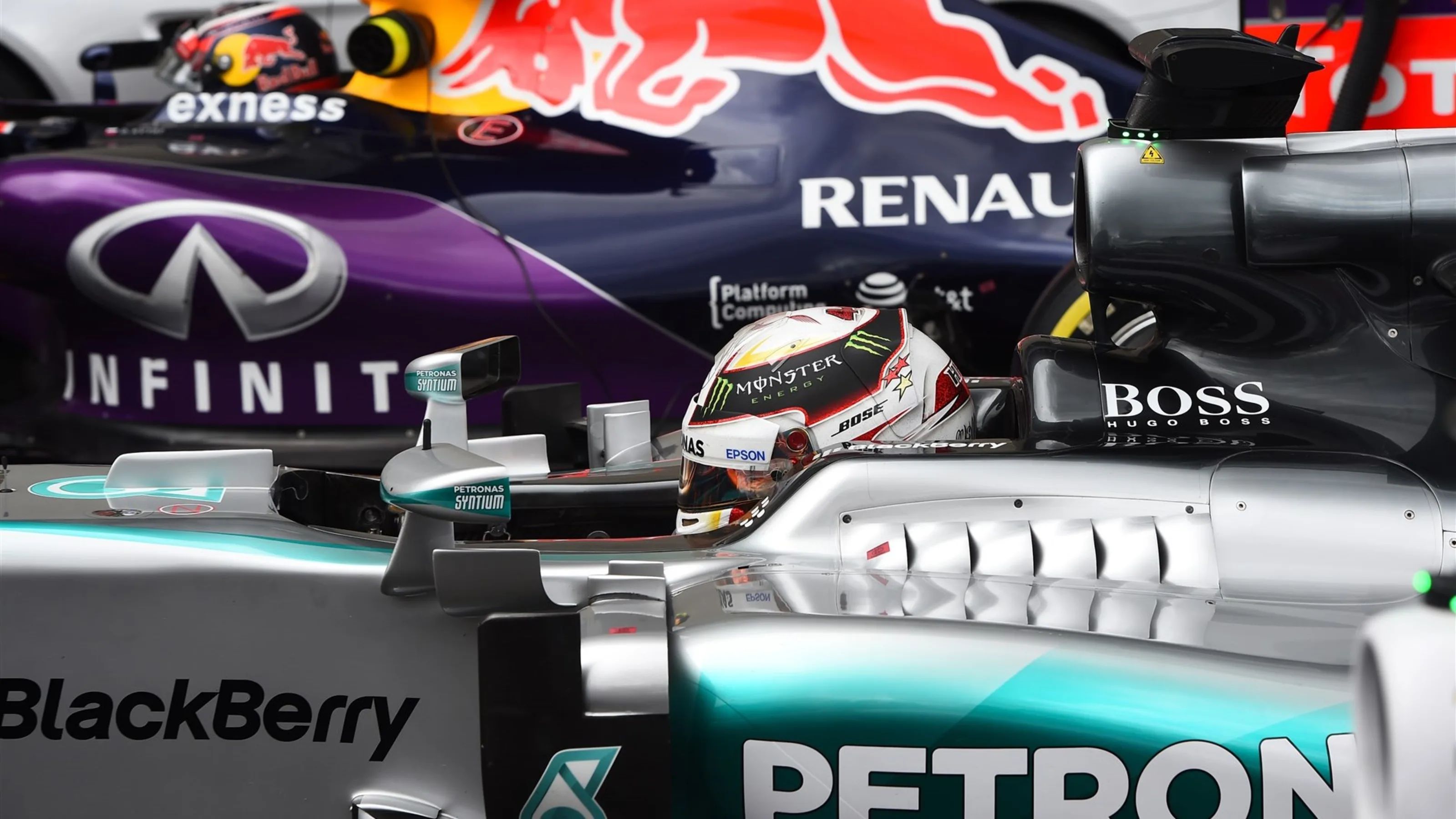 Lewis Hamilton (GBR) Mercedes AMG F1 W06 at Formula One World Championship, Rd17, Mexican Grand