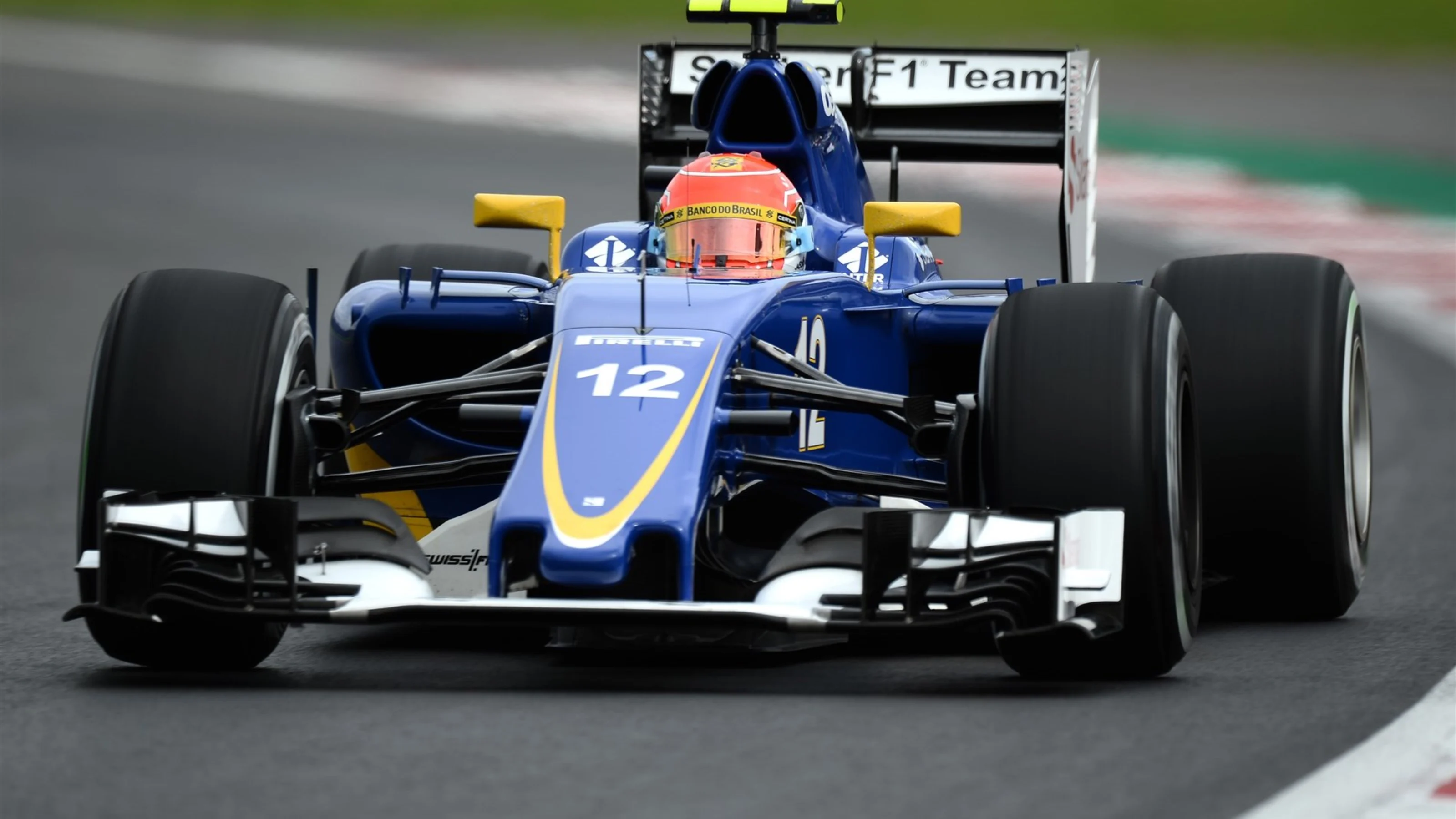 Felipe Nasr (BRA) Sauber C34 at Formula One World Championship, Rd17, Mexican Grand Prix,