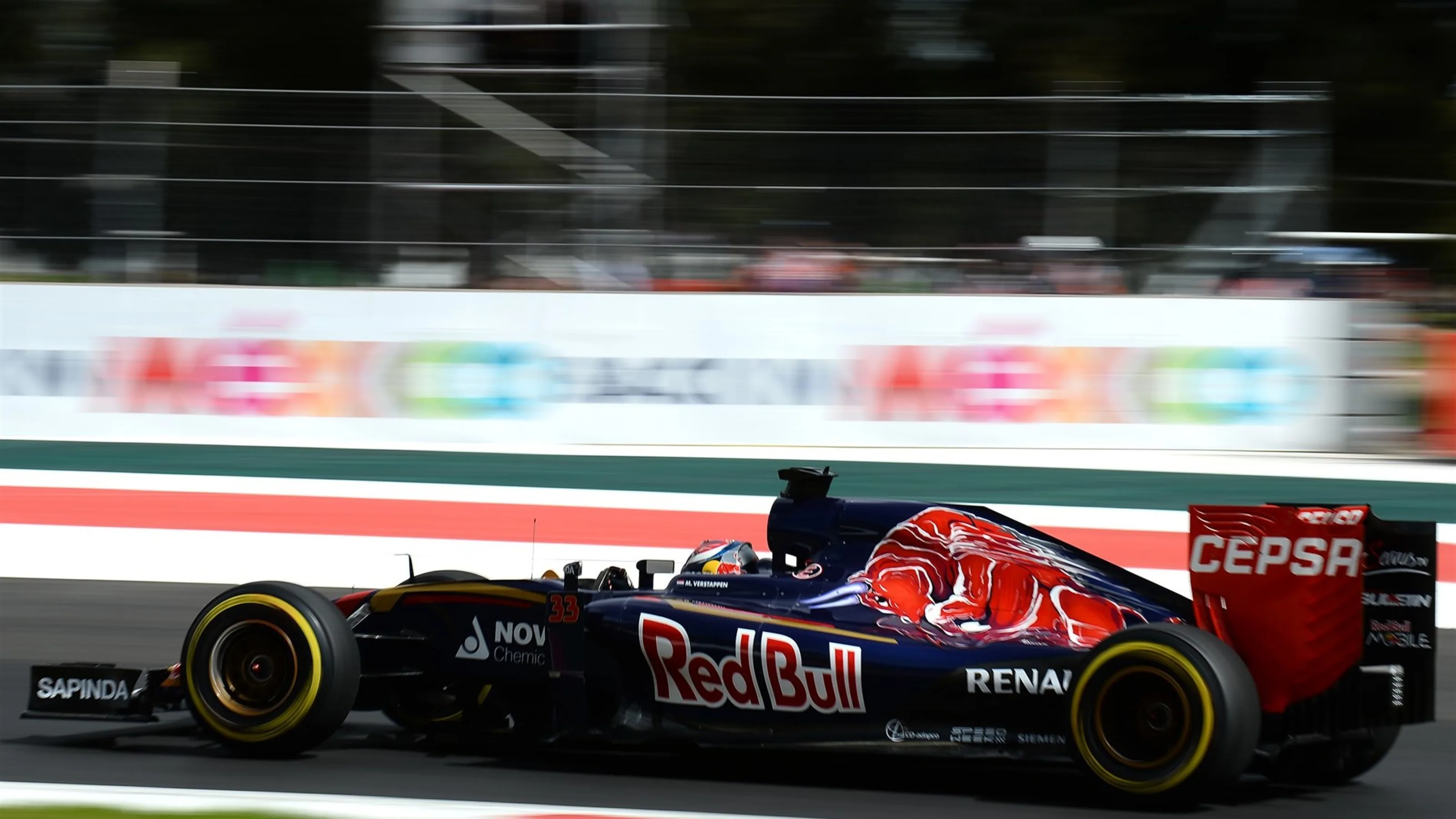 Max Verstappen (NDL) Scuderia Toro Rosso STR10 at Formula One World Championship, Rd17, Mexican