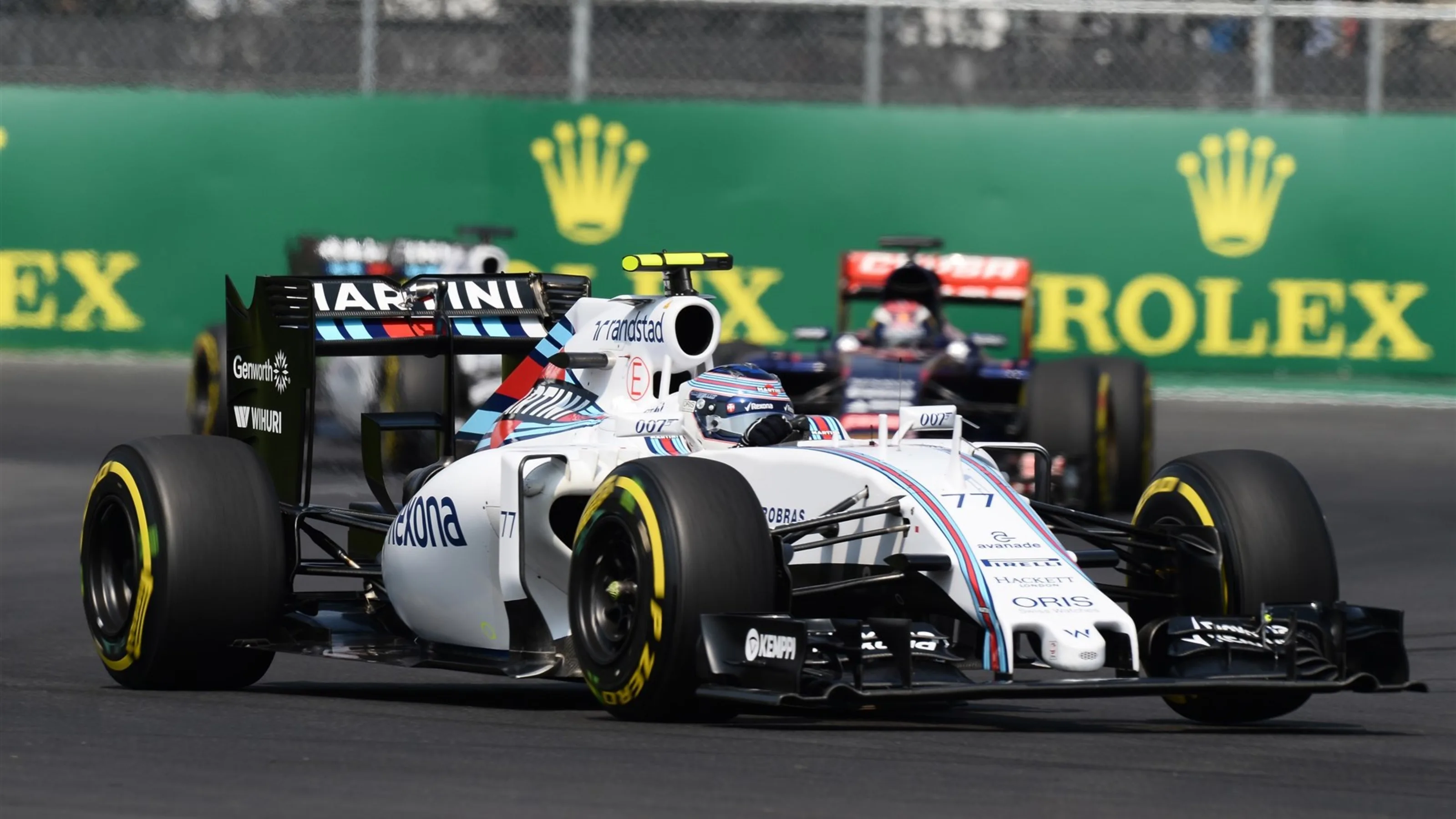 Valtteri Bottas (FIN) Williams FW37 at Formula One World Championship, Rd17, Mexican Grand Prix,