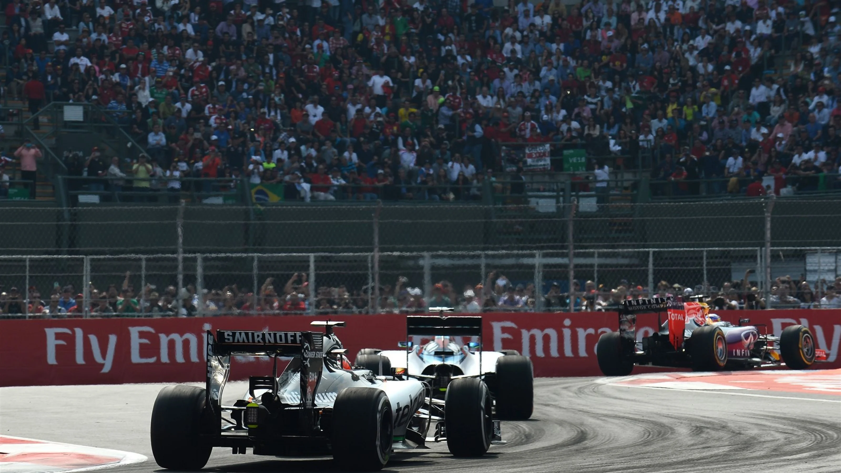 Nico Hulkenberg (GER) Force India VJM08 at Formula One World Championship, Rd17, Mexican Grand