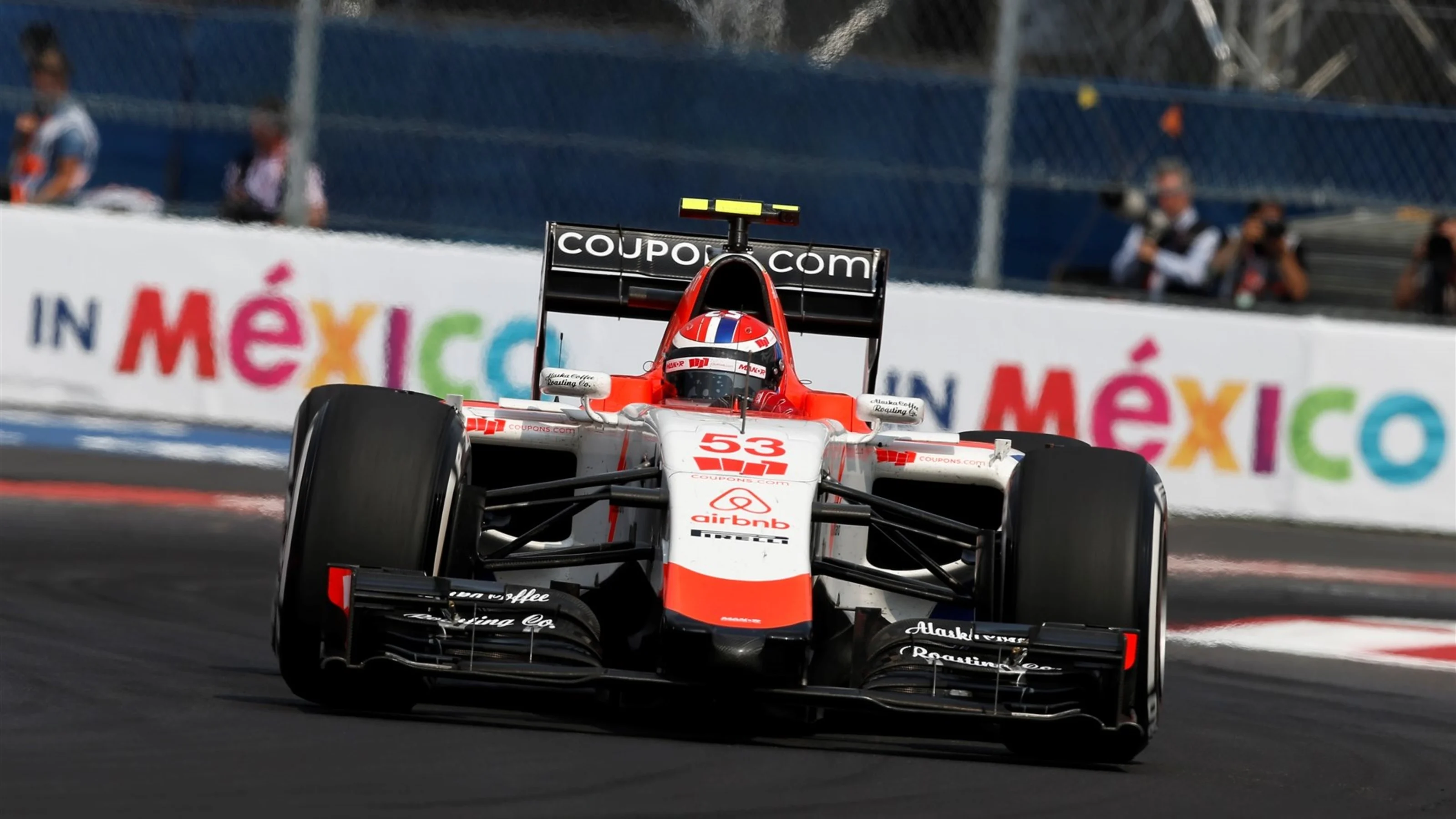 Alexander Rossi (USA) Manor F1 Team  at Formula One World Championship, Rd17, Mexican Grand Prix,