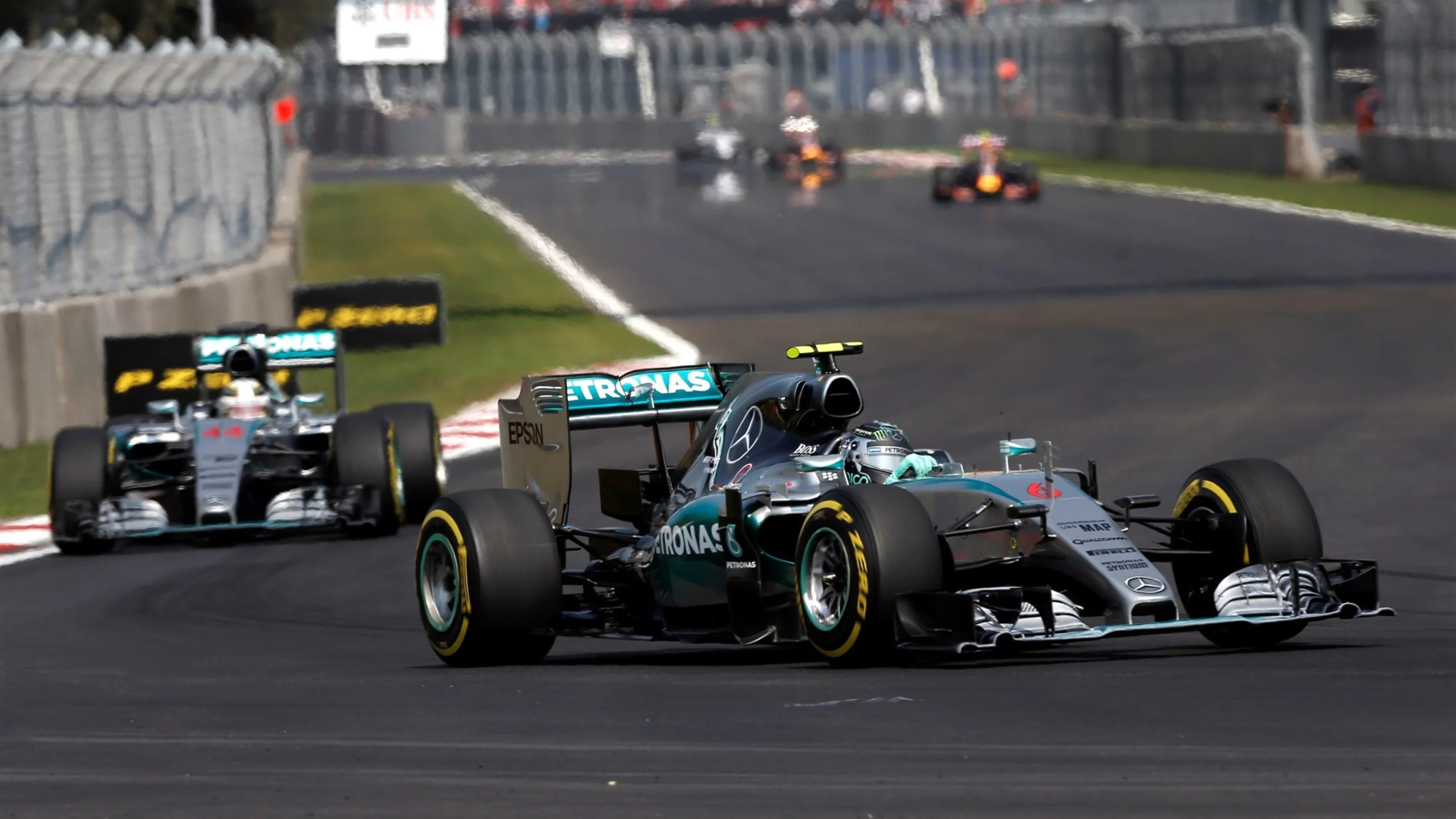Nico Rosberg (GER) Mercedes AMG F1 W06 at Formula One World Championship, Rd17, Mexican Grand Prix,