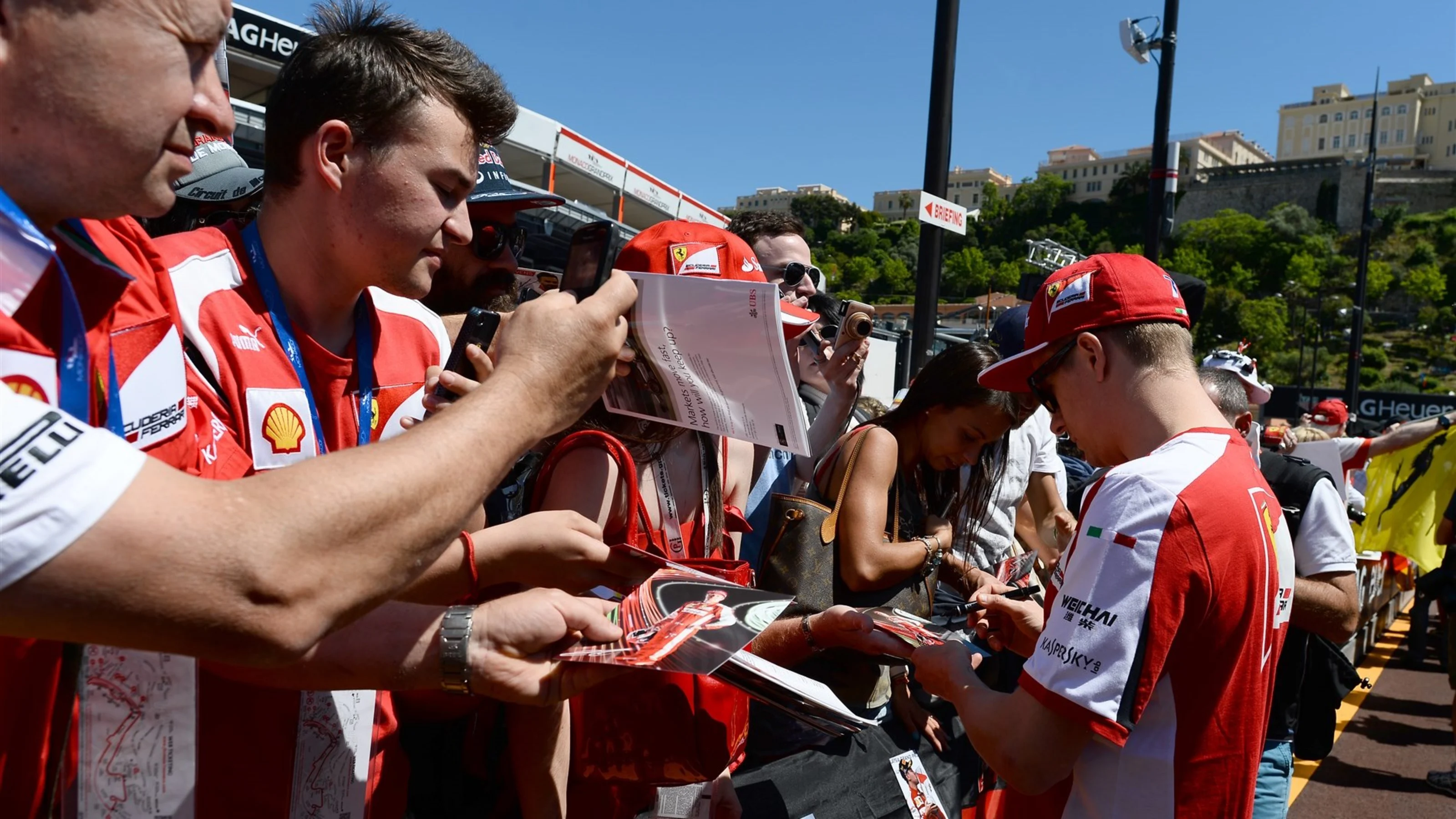 Kimi Raikkonen (FIN) Ferrari at Formula One World Championship, Rd6, Monaco Grand Prix,