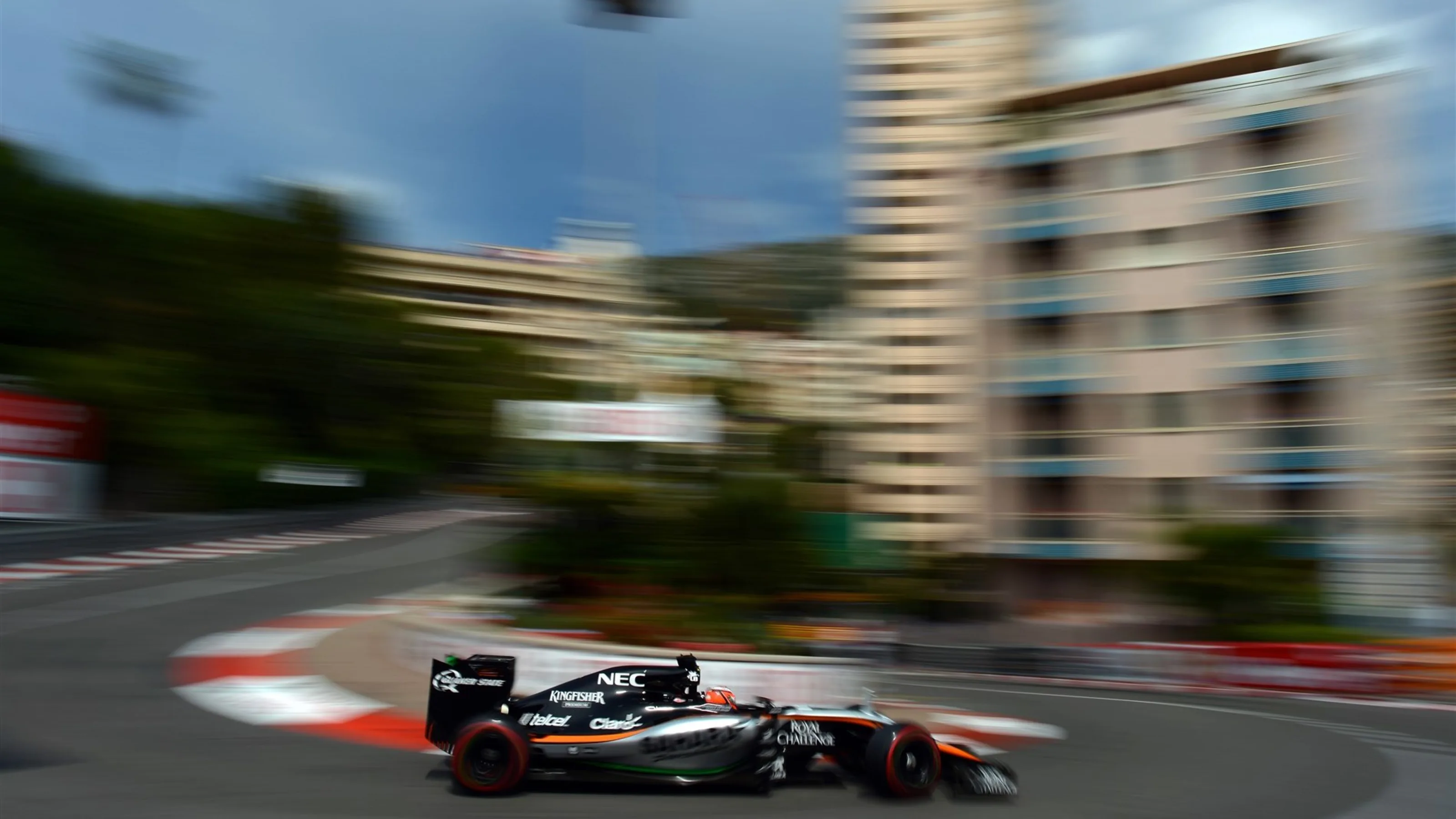 Nico Hulkenberg (GER) Force India VJM08 at Formula One World Championship, Rd6, Monaco Grand Prix