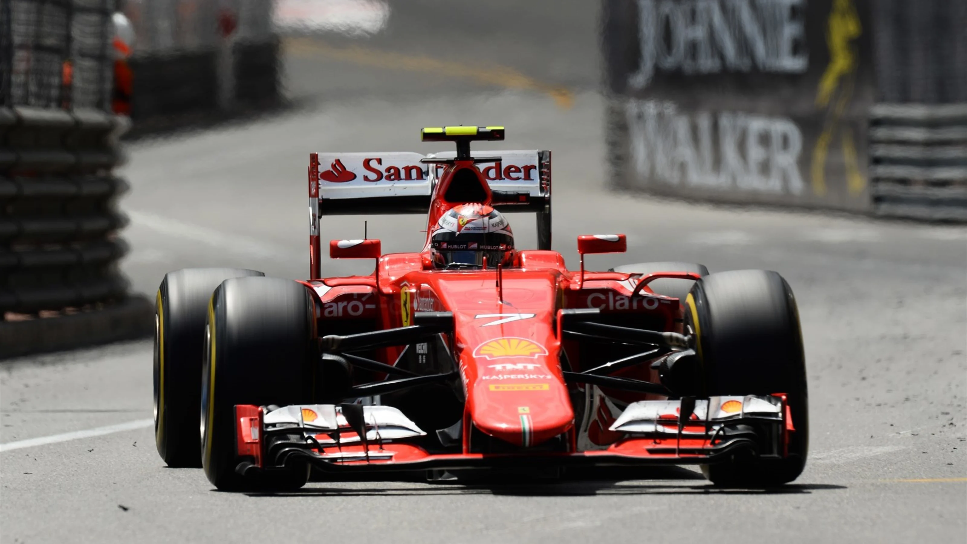 Kimi Raikkonen (FIN) Ferrari SF15-T at Formula One World Championship, Rd6, Monaco Grand Prix Race,