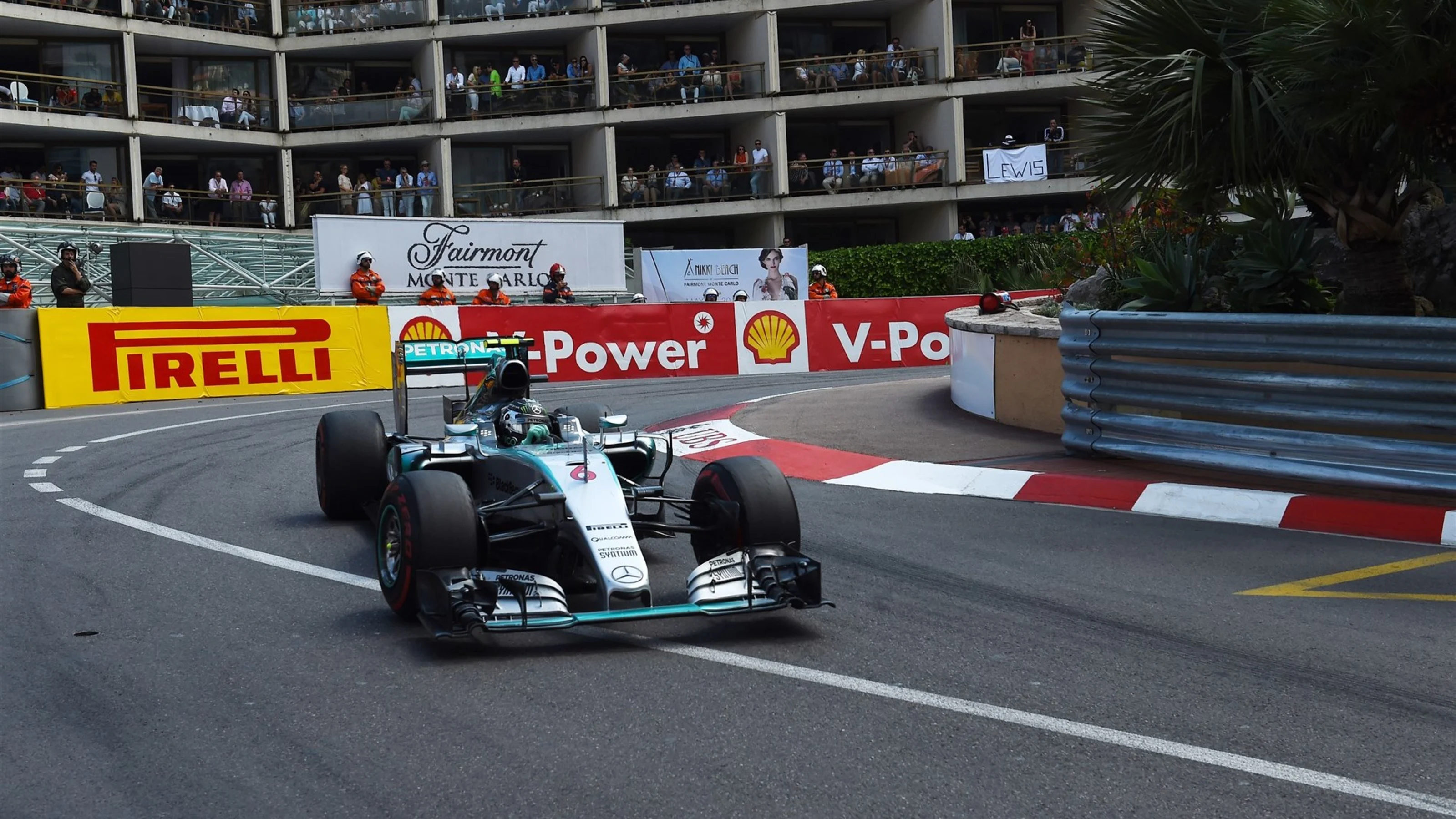 Nico Rosberg (GER) Mercedes AMG F1 W06 at Formula One World Championship, Rd6, Monaco Grand Prix