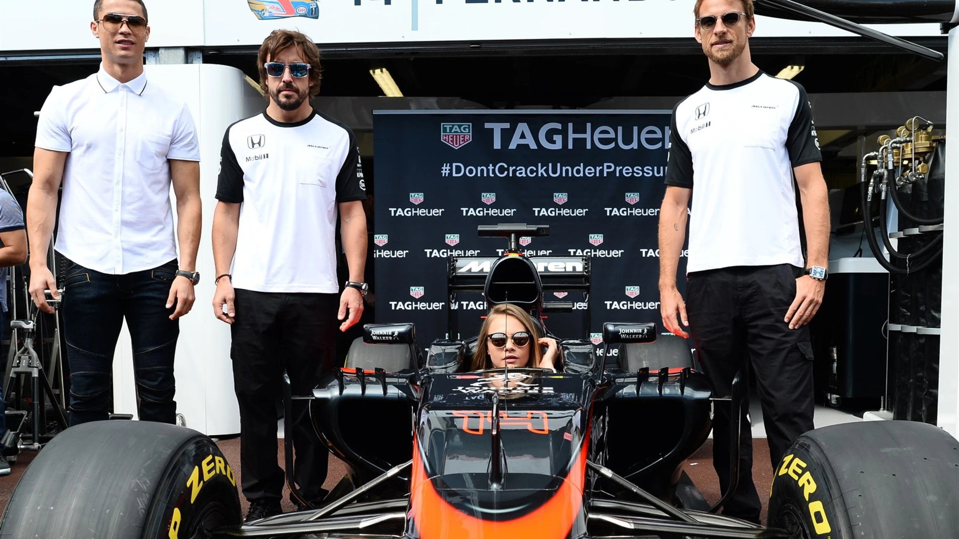 Christiano Ronaldo (POR) Footballer, Fernando Alonso (ESP) McLaren, Cara Delevingne (GBR) Model and