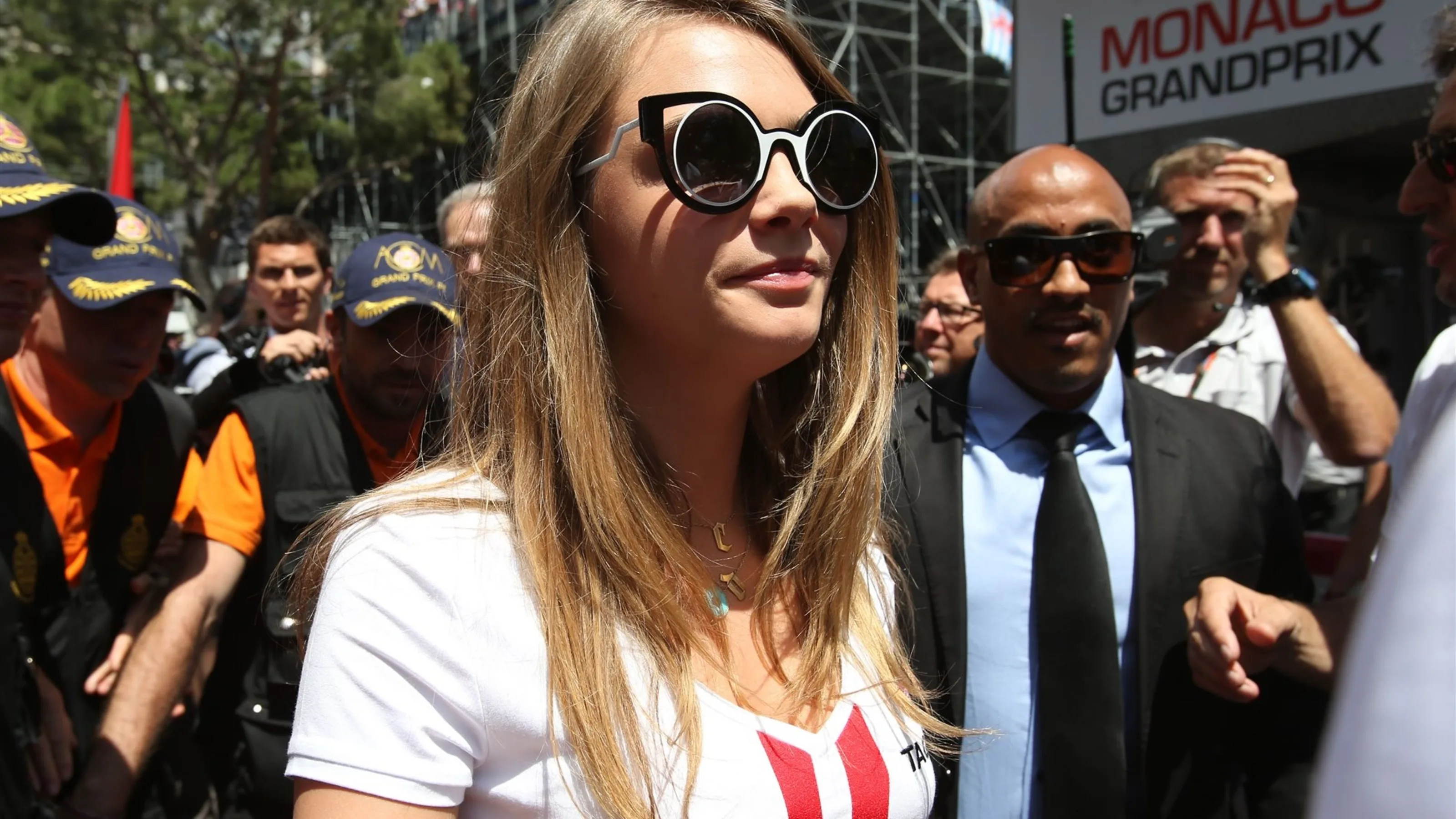 Cara Delevingne (GBR) Model on the grid at Formula One World Championship, Rd6, Monaco Grand Prix