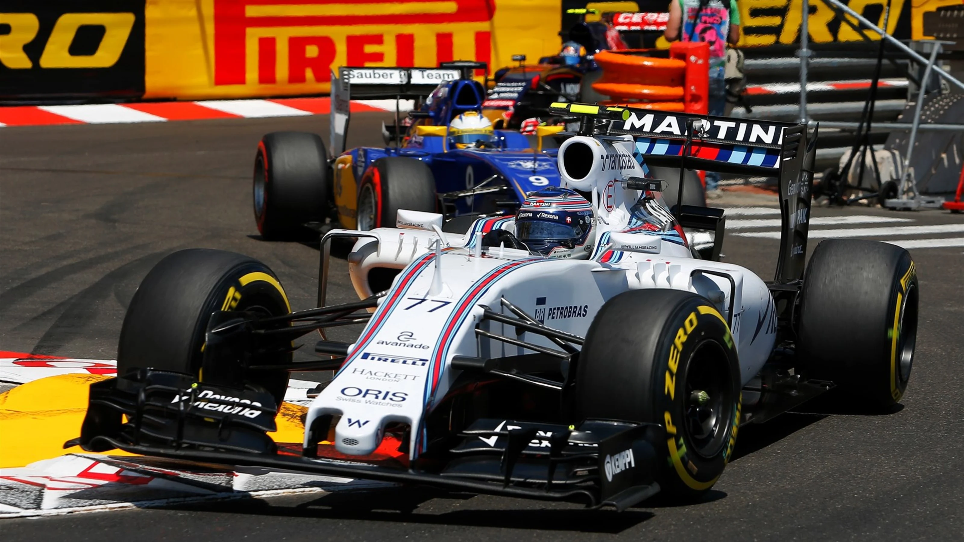 Valtteri Bottas (FIN) Williams FW37 at Formula One World Championship, Rd6, Monaco Grand Prix Race,