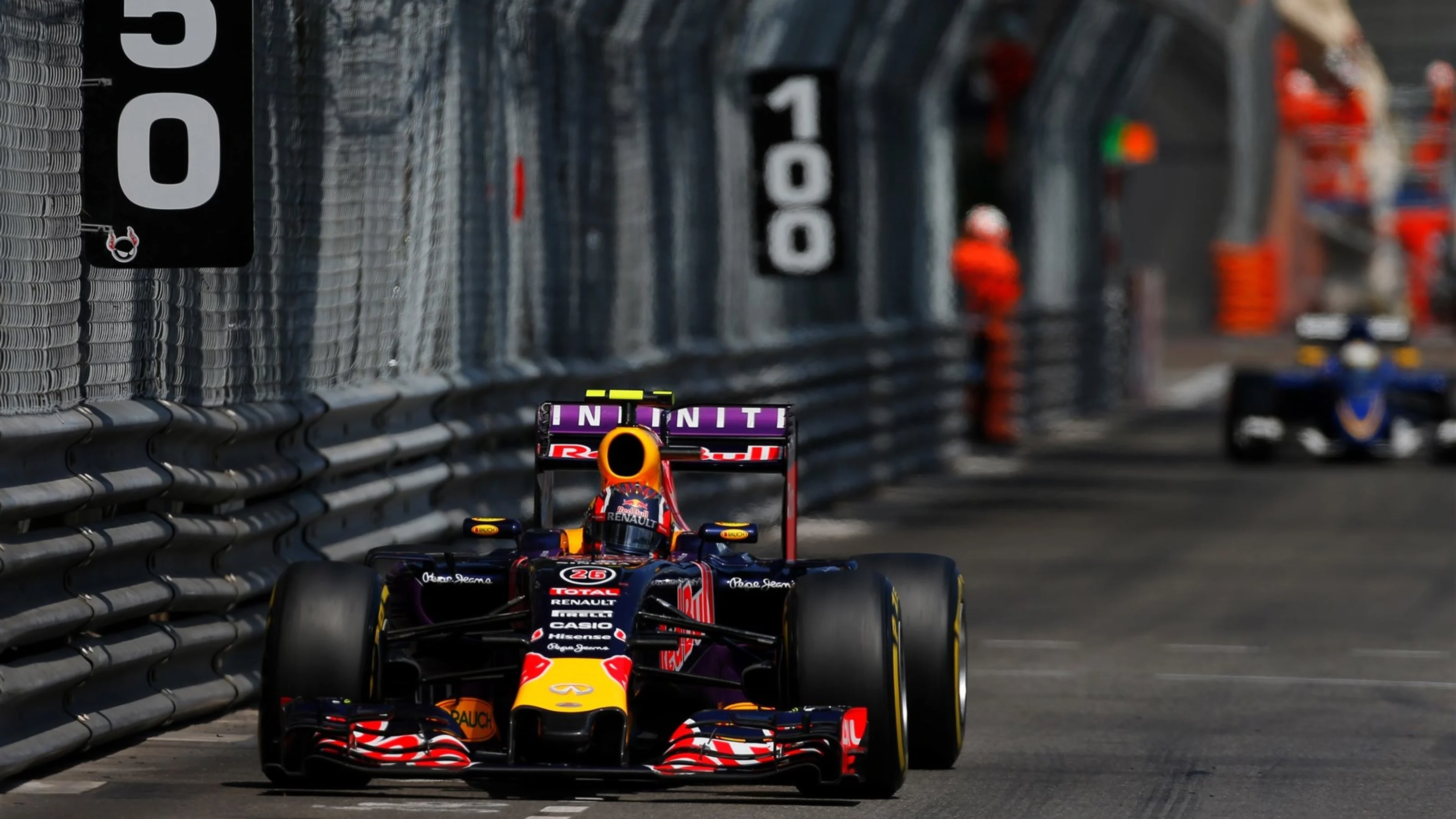 Daniil Kvyat (RUS) Red Bull Racing RB11 at Formula One World Championship, Rd6, Monaco Grand Prix