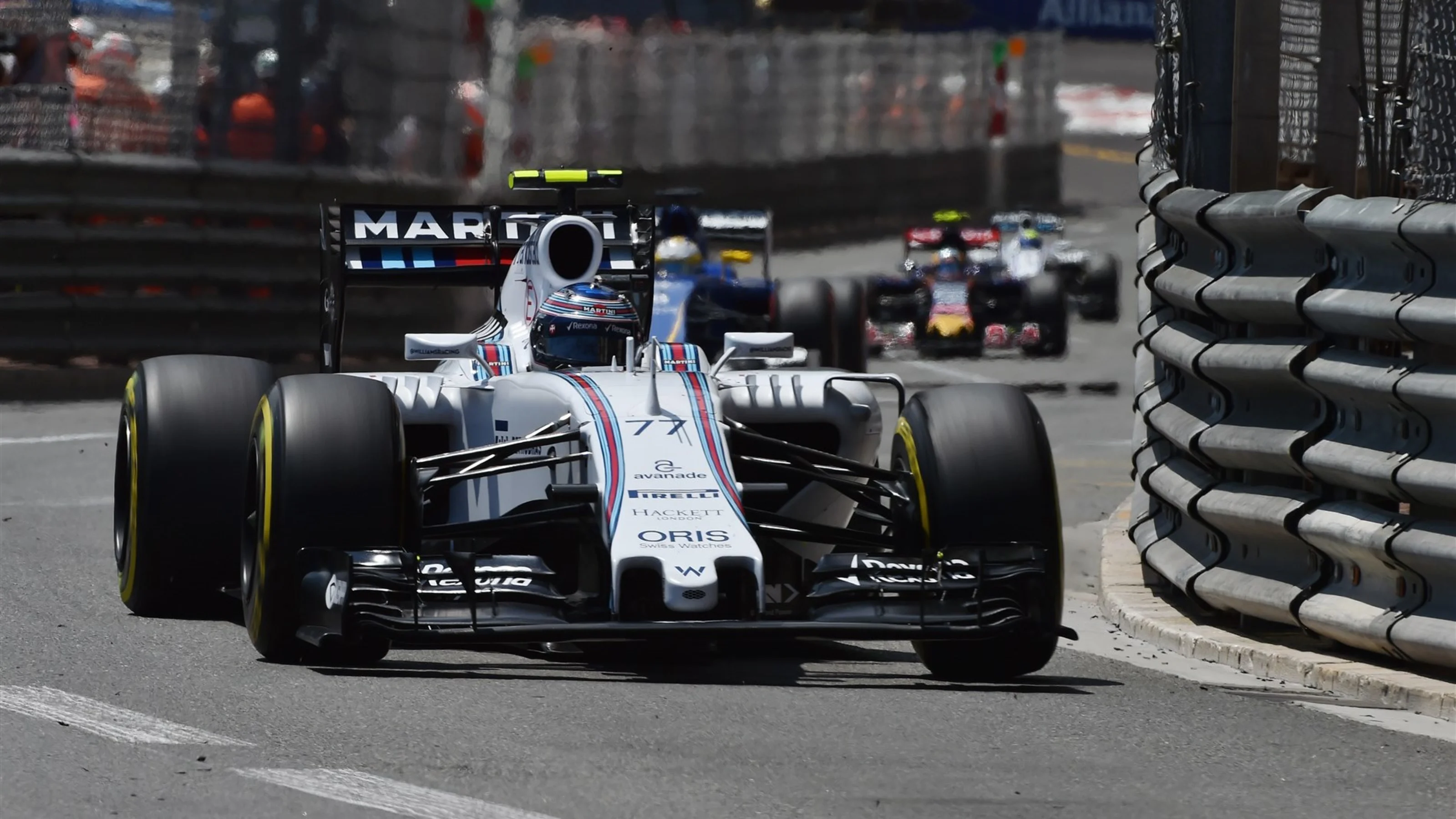 Valtteri Bottas (FIN) Williams FW37 at Formula One World Championship, Rd6, Monaco Grand Prix Race,