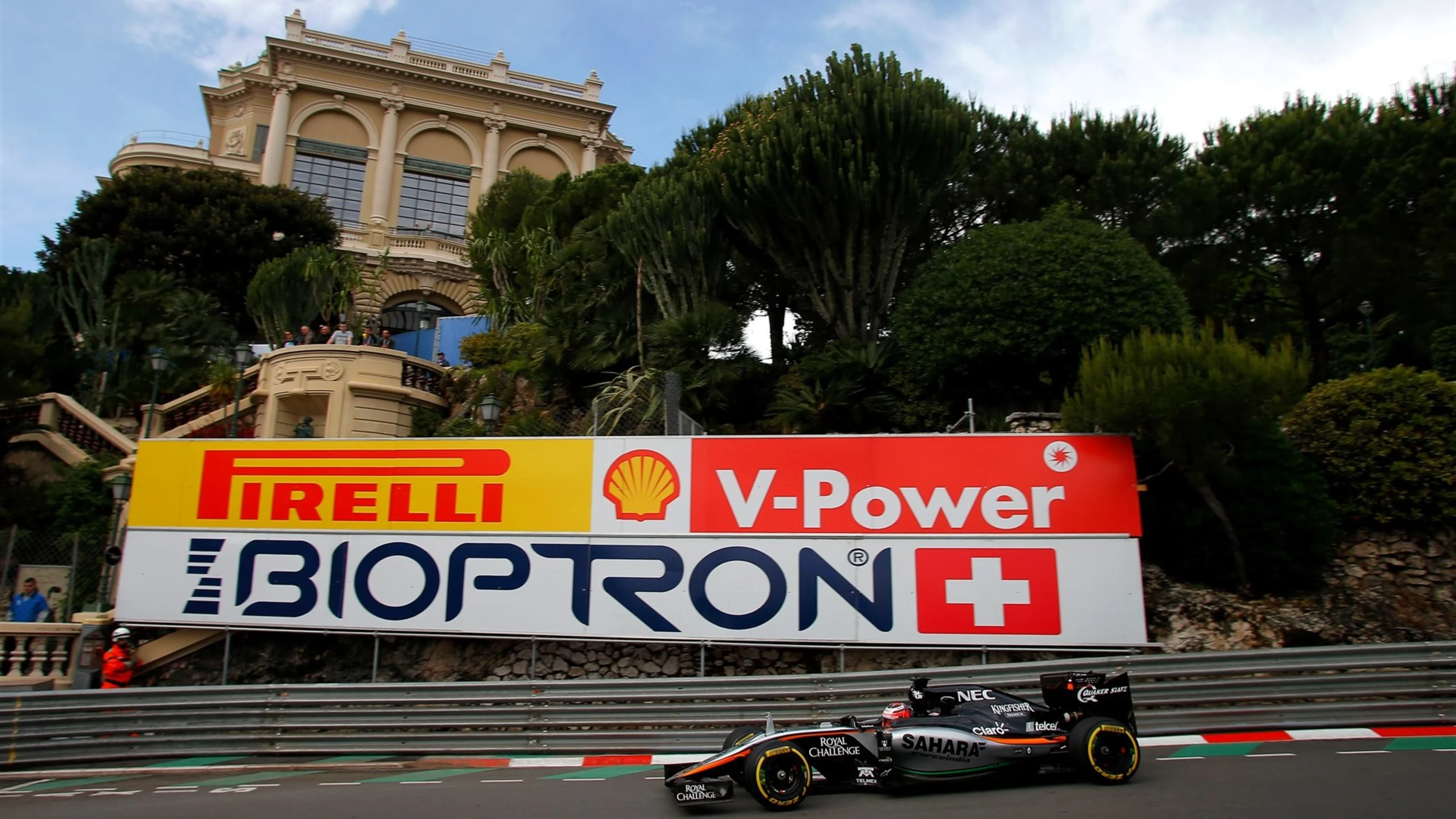 Nico Hulkenberg (GER) Force India VJM08 at Formula One World Championship, Rd6, Monaco Grand Prix