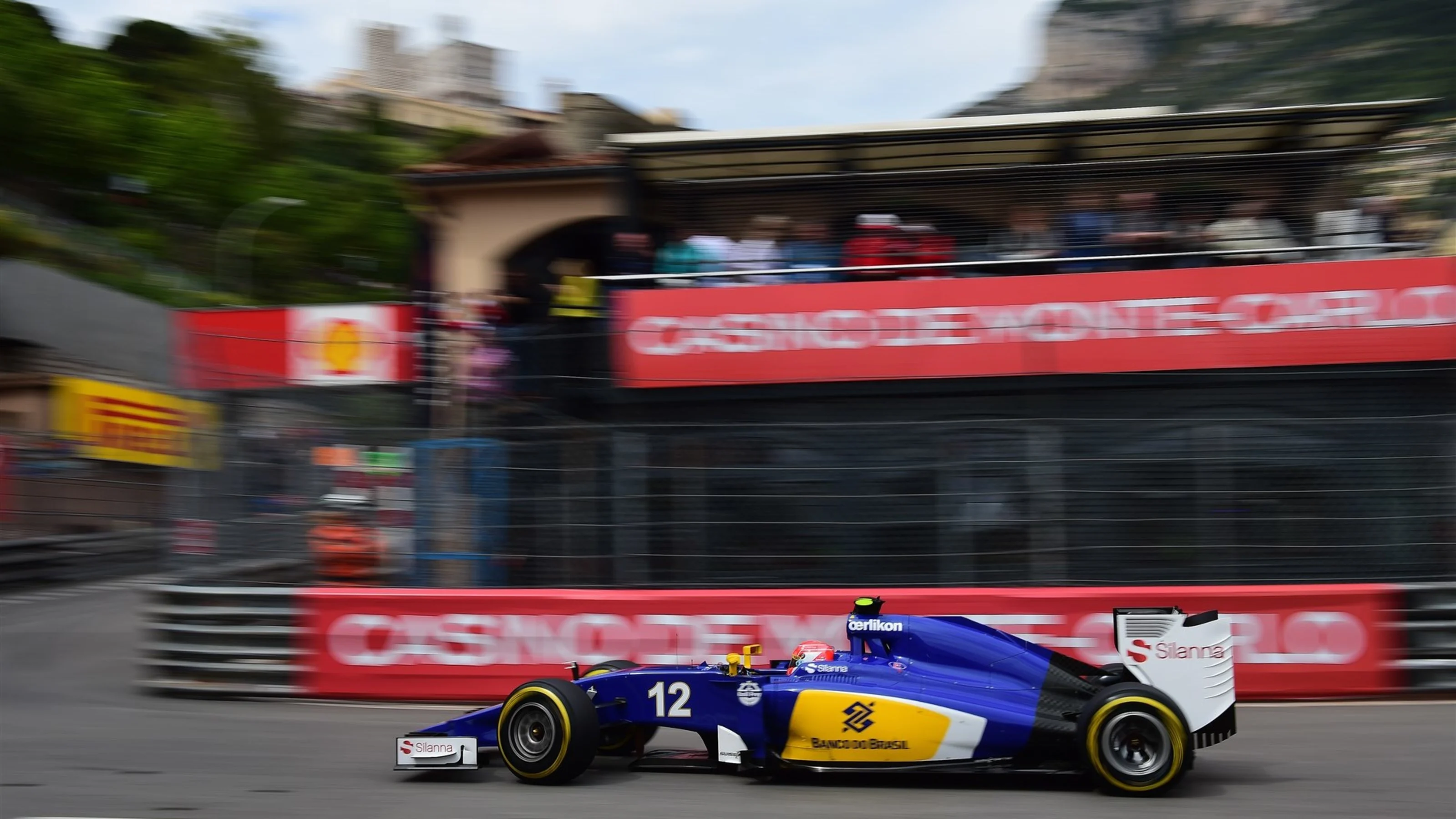 Felipe Nasr (BRA) Sauber C34 at Formula One World Championship, Rd6, Monaco Grand Prix Practice,