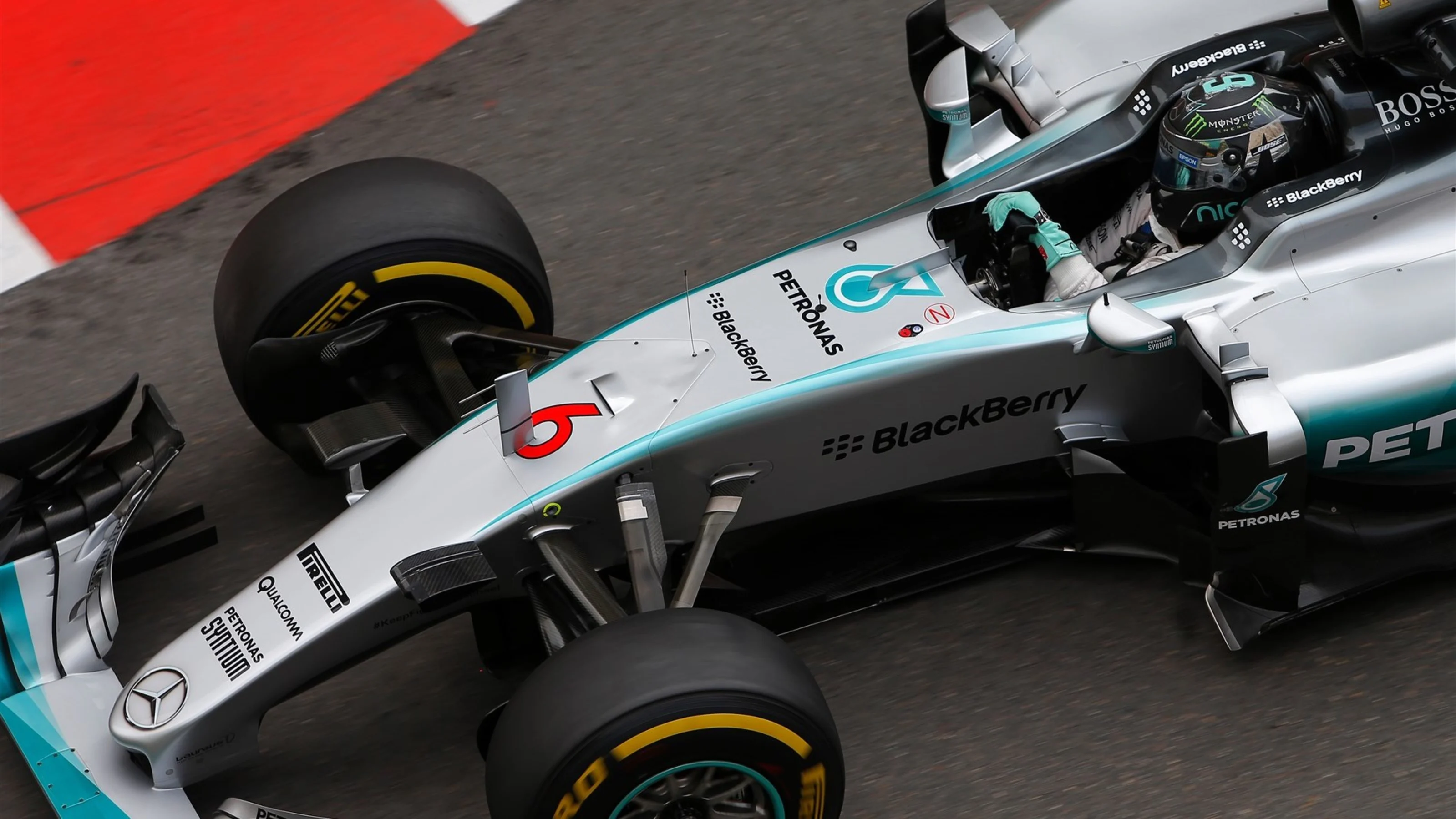 Nico Rosberg (GER) Mercedes AMG F1 W06 at Formula One World Championship, Rd6, Monaco Grand Prix
