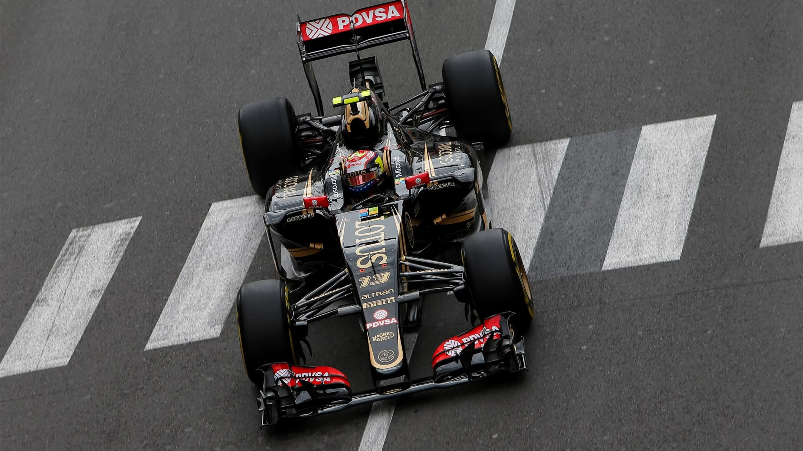 Pastor Maldonado (VEN) Lotus E23 Hybrid at Formula One World Championship, Rd6, Monaco Grand Prix
