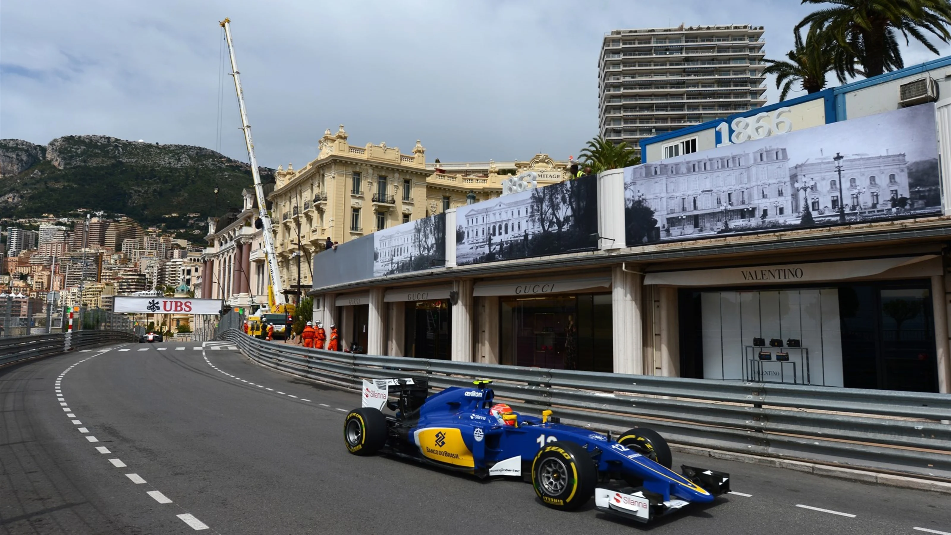 Felipe Nasr (BRA) Sauber C34 at Formula One World Championship, Rd6, Monaco Grand Prix Practice,