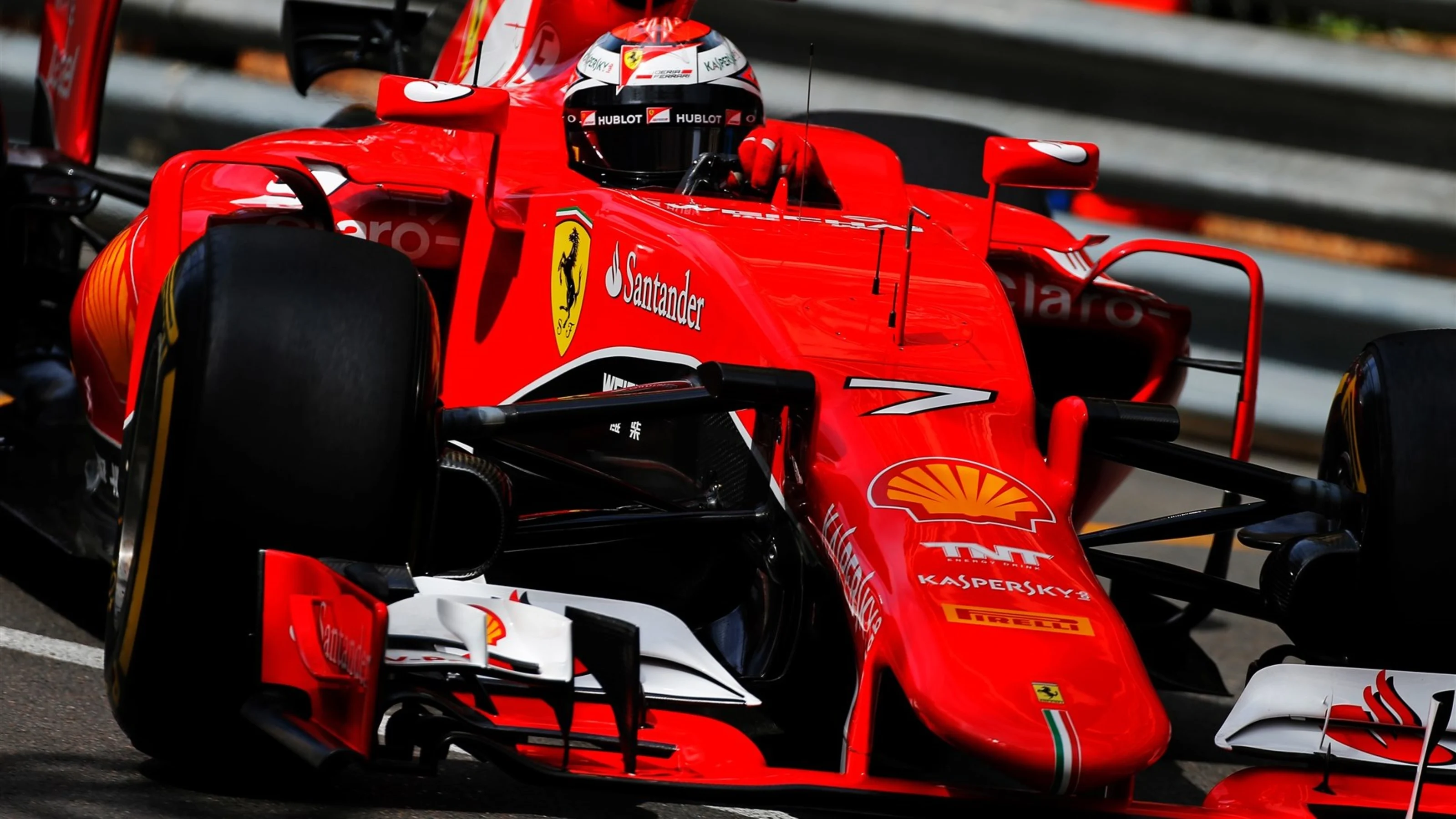 Kimi Raikkonen (FIN) Ferrari SF15-T at Formula One World Championship, Rd6, Monaco Grand Prix
