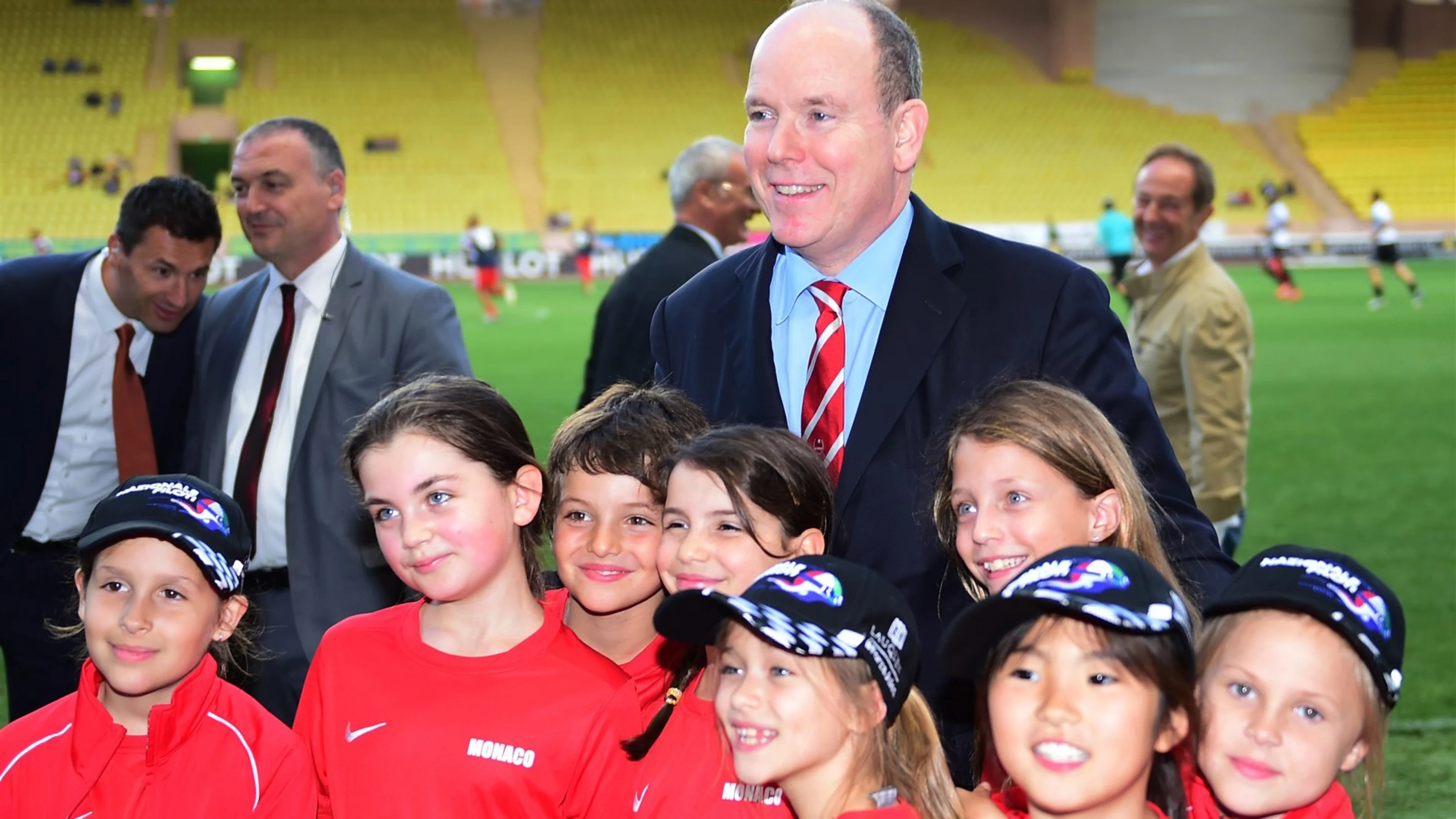HSH Prince Albert of Monaco (MON) at World Stars Football Match, Stade Luis II, Monaco, Tuesday 19