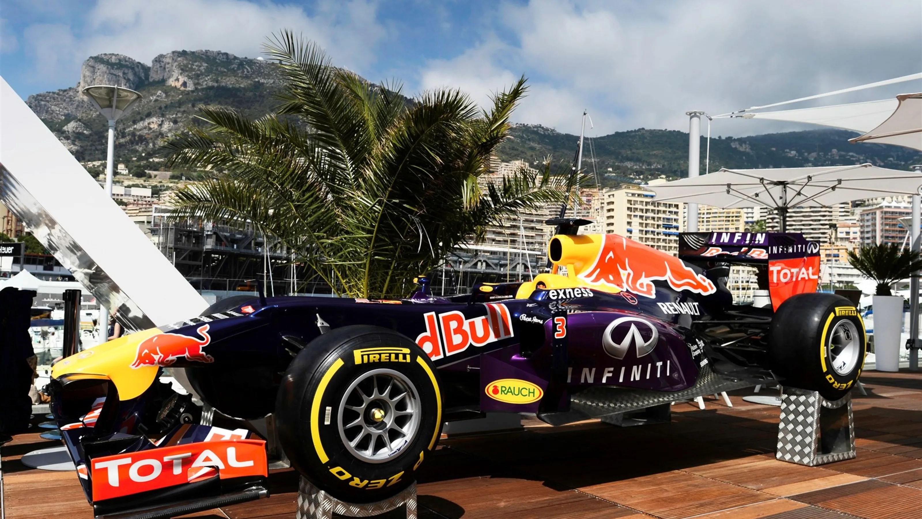 Red Bull Racing show car at the Red Bull Energy Station at Formula One World Championship, Rd6,