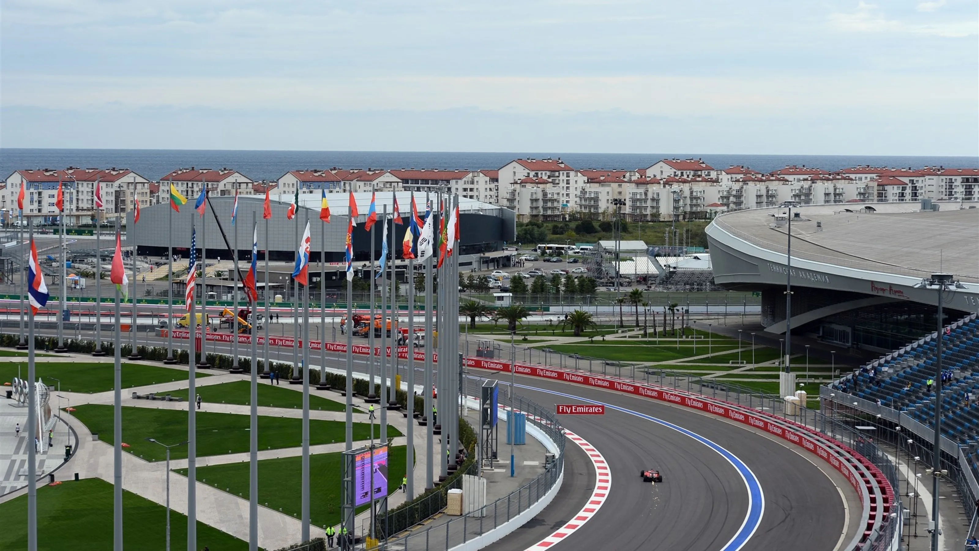 Sebastian Vettel (GER) Ferrari SF15-T at Formula One World Championship, Rd15, Russian Grand Prix,