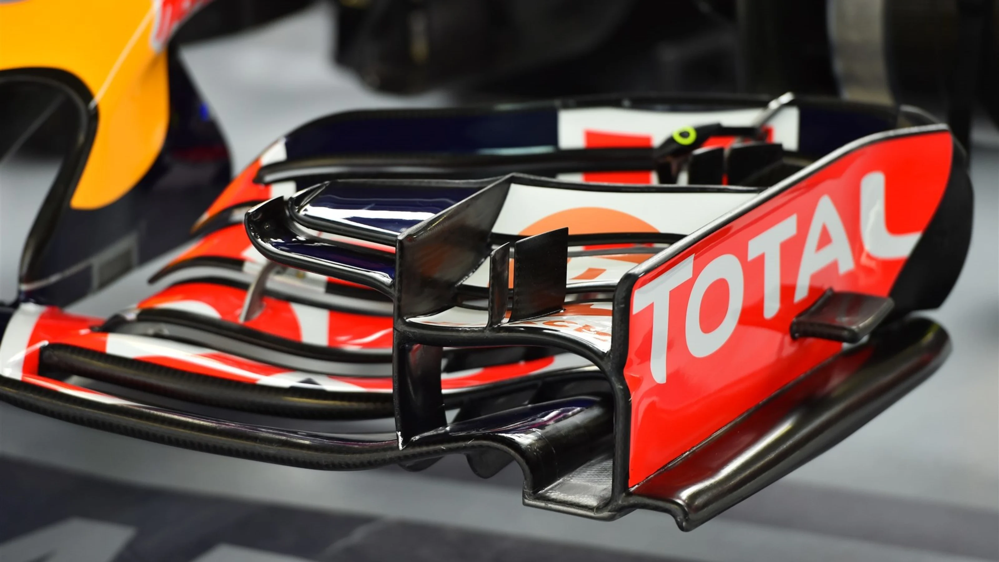 Red Bull Racing RB11 front wing detail at Formula One World Championship, Rd15, Russian Grand Prix,