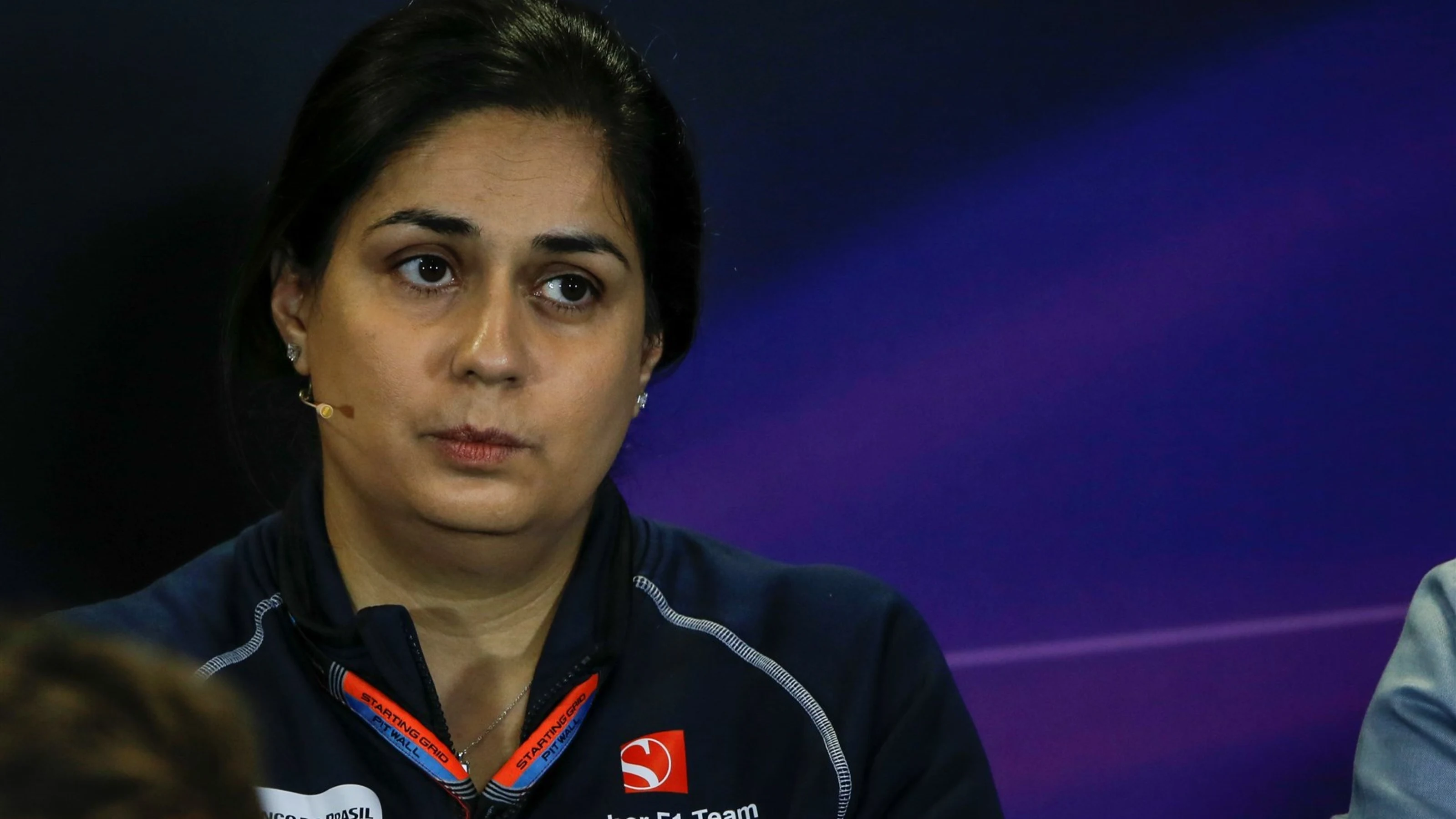 Monisha Kaltenborn (AUT) Sauber Team Prinicpal in the press conference at Formula One World