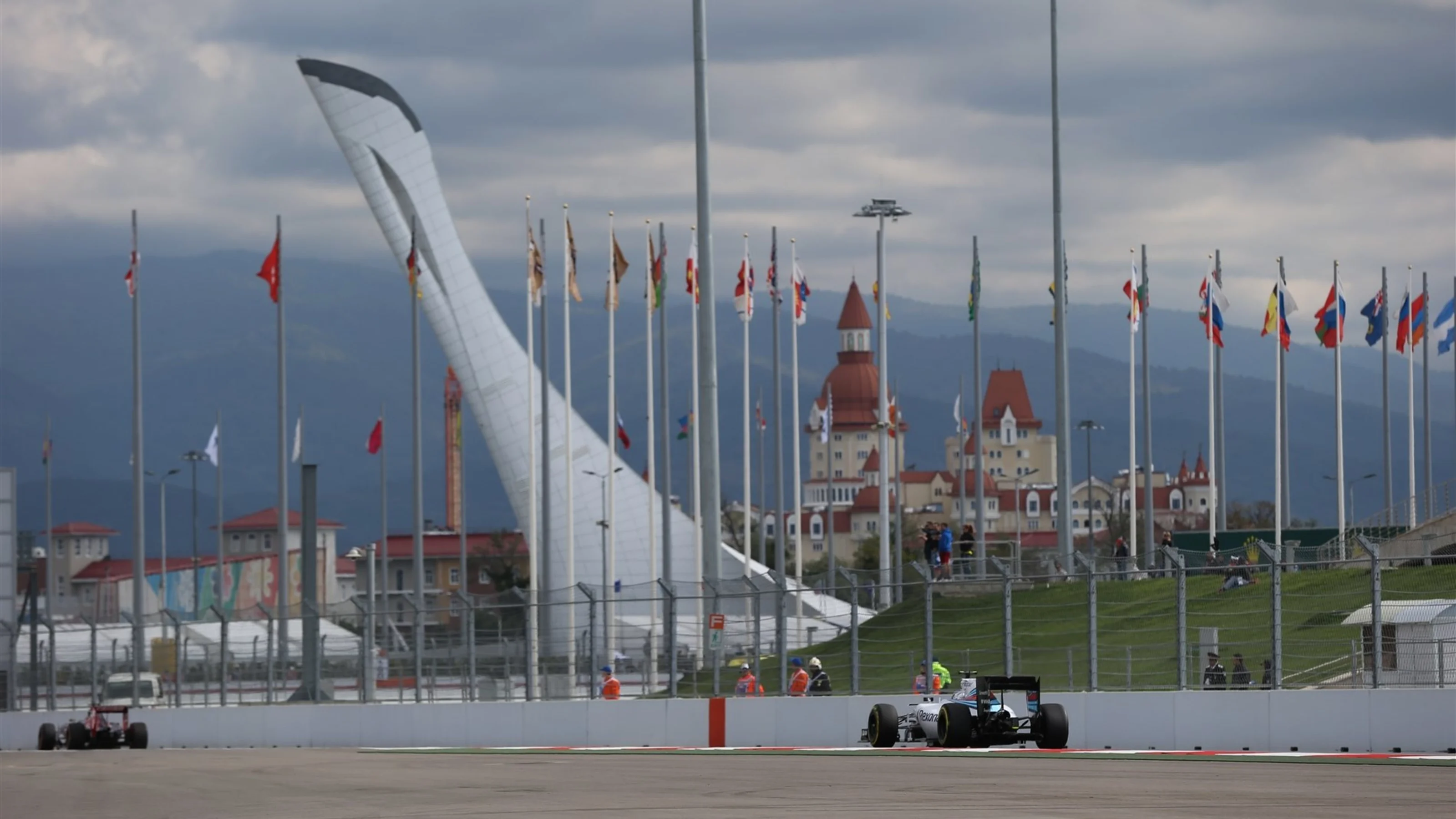 Valtteri Bottas (FIN) Williams FW37 at Formula One World Championship, Rd15, Russian Grand Prix,