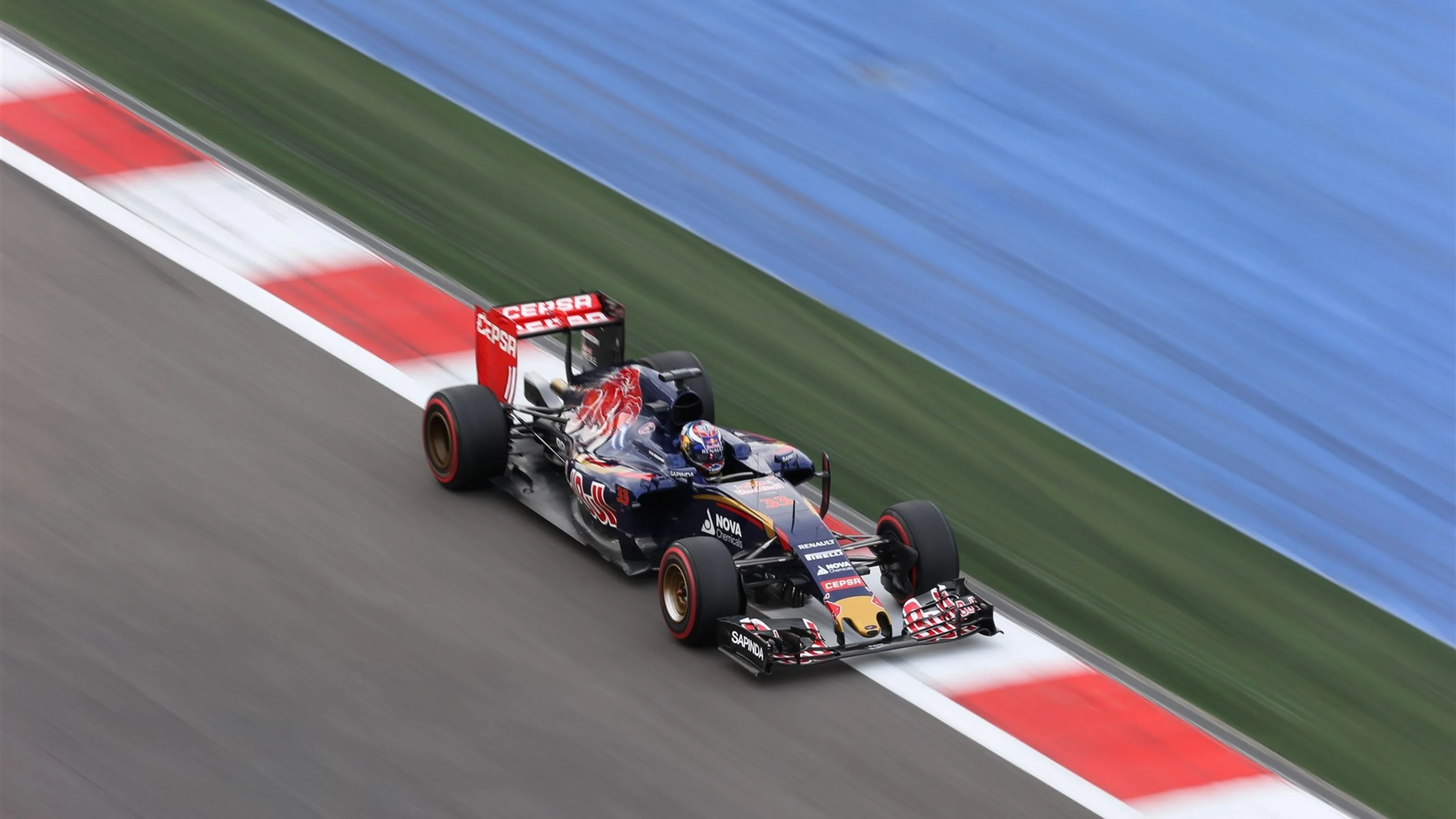 Max Verstappen (NDL) Scuderia Toro Rosso STR10 at Formula One World Championship, Rd15, Russian