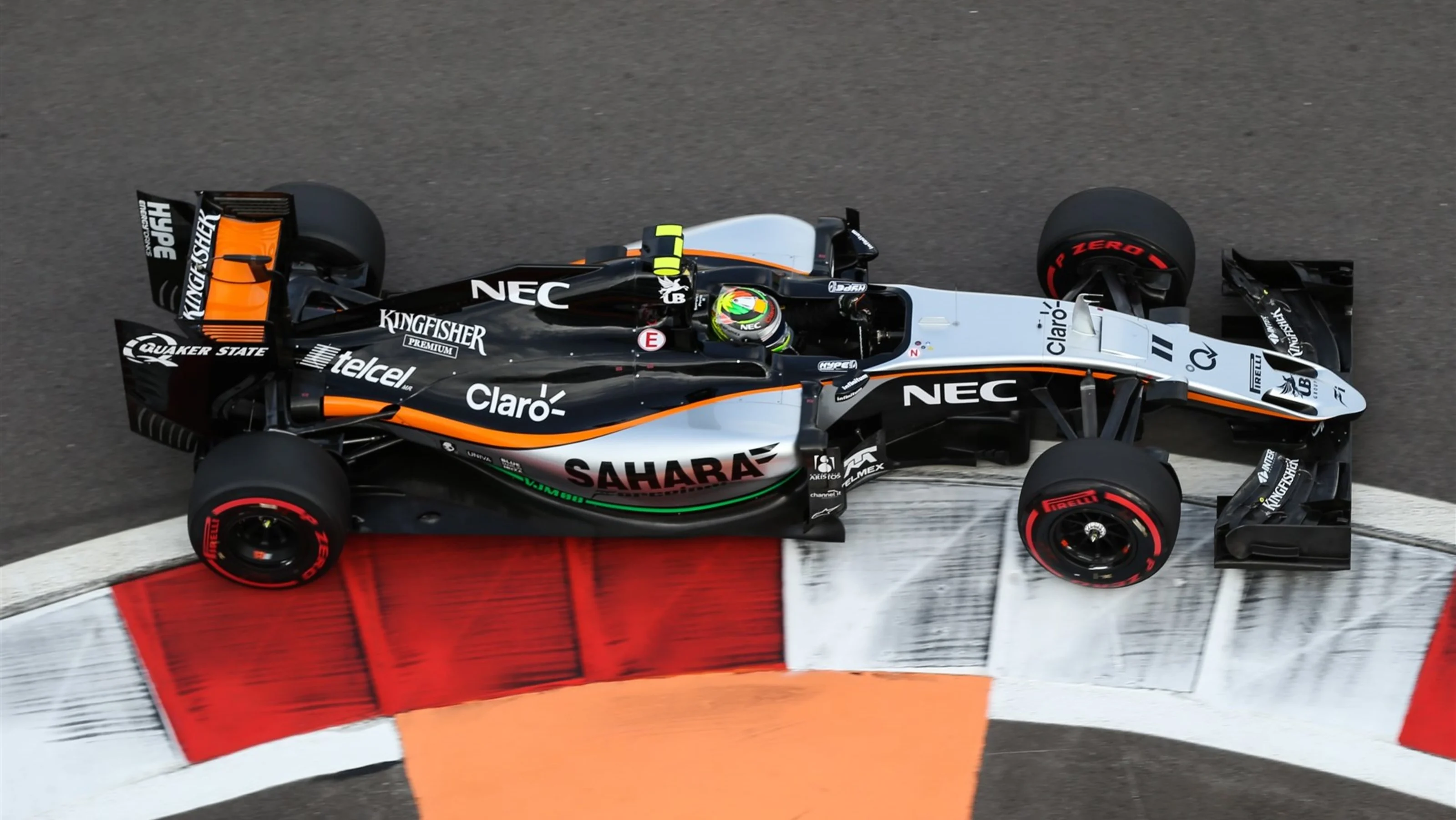 Sergio Perez (MEX) Force India VJM08 at Formula One World Championship, Rd15, Russian Grand Prix,